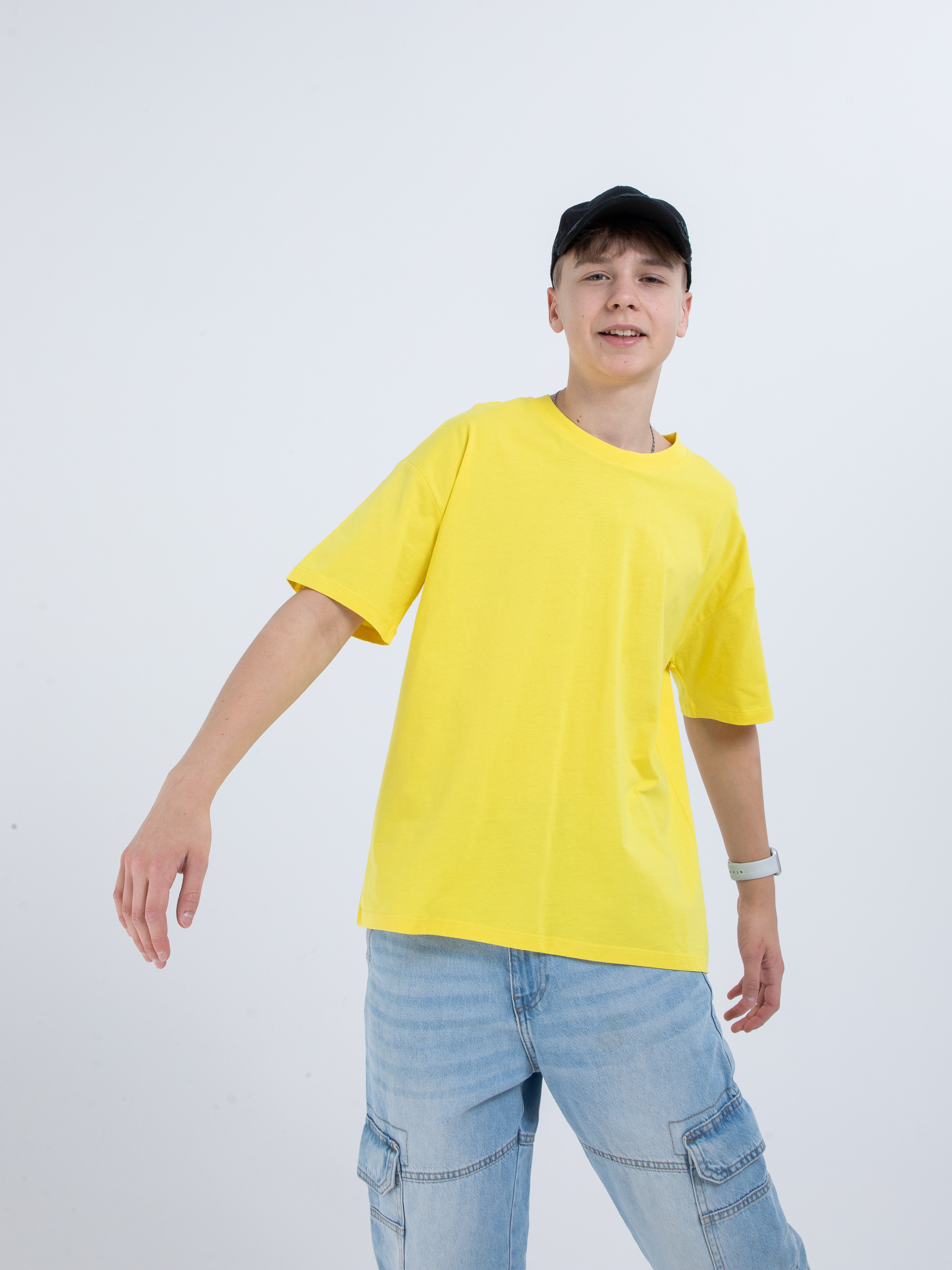 Футболка STELLA MODA 11601._светло-желтый - фото 18