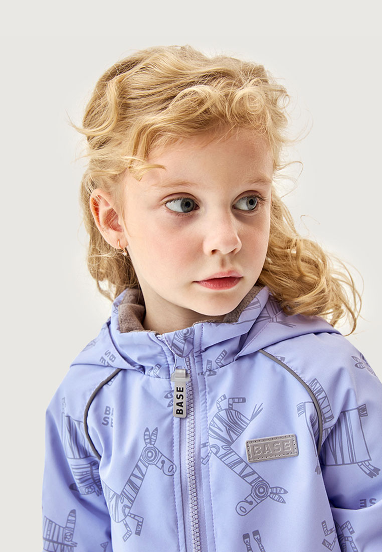 Комбинезон BASE by NIKASTYLE б8м10426 лаванда/серый - фото 10