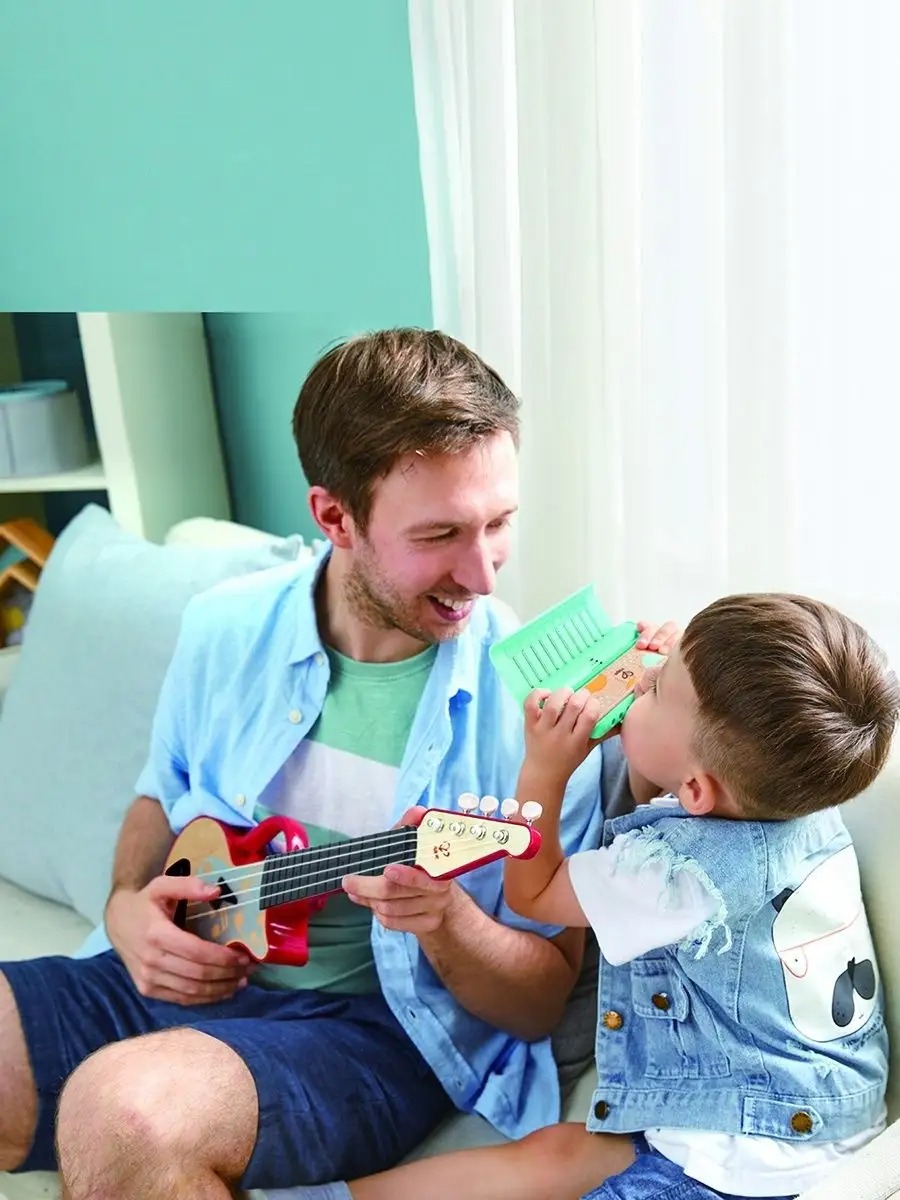 Игрушка музыкальная Hape Гавайская гитара гитара - фото 4