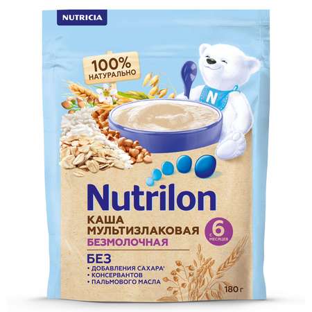 Каша безмолочная Nutrilon мультизлаковая 180г с 6месяцев