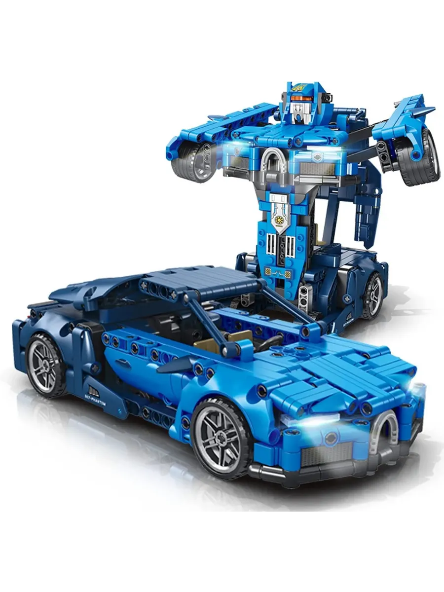 Конструктор CyberToy Робот трансформер 717 дет. - фото 6