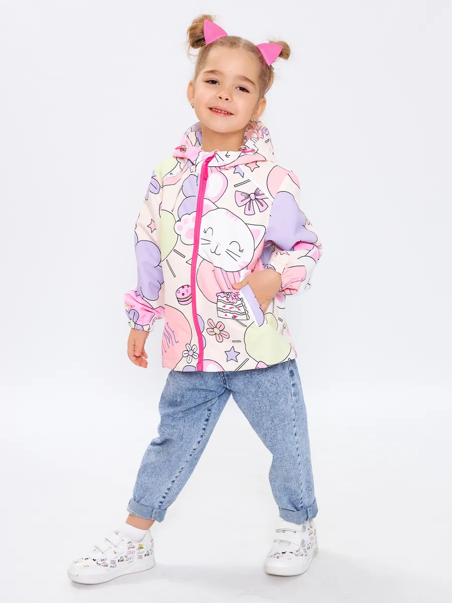 Ветровка RuStyle ДД-ветRSL-652-loveкрем - фото 4