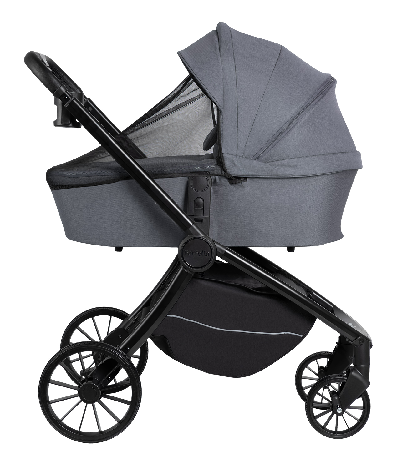 Коляска 3в1 Farfello Baby shell серый - фото 12