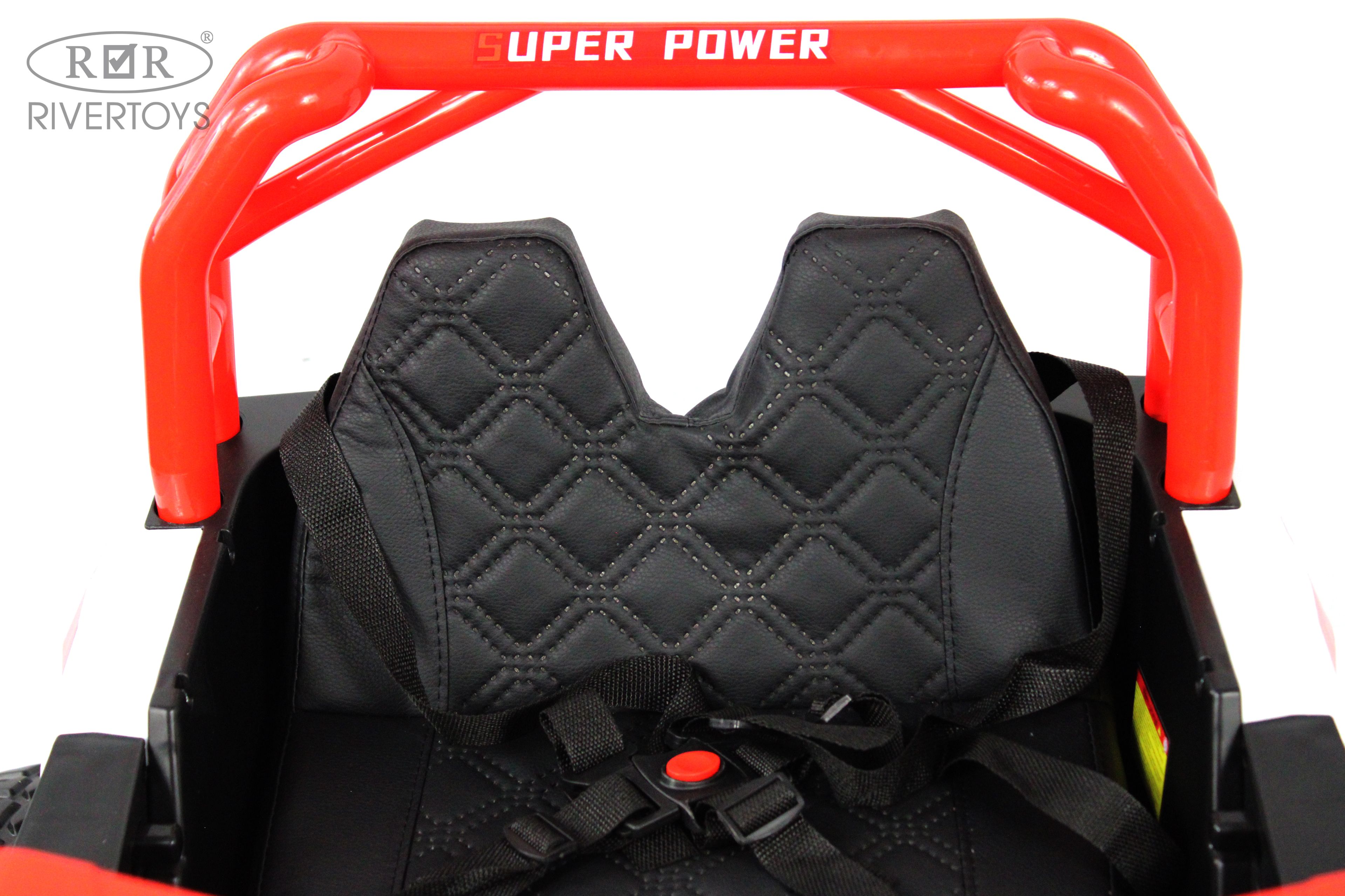 Электромобиль RIVERTOYS F888FF-RED С пультом ДУ - фото 14