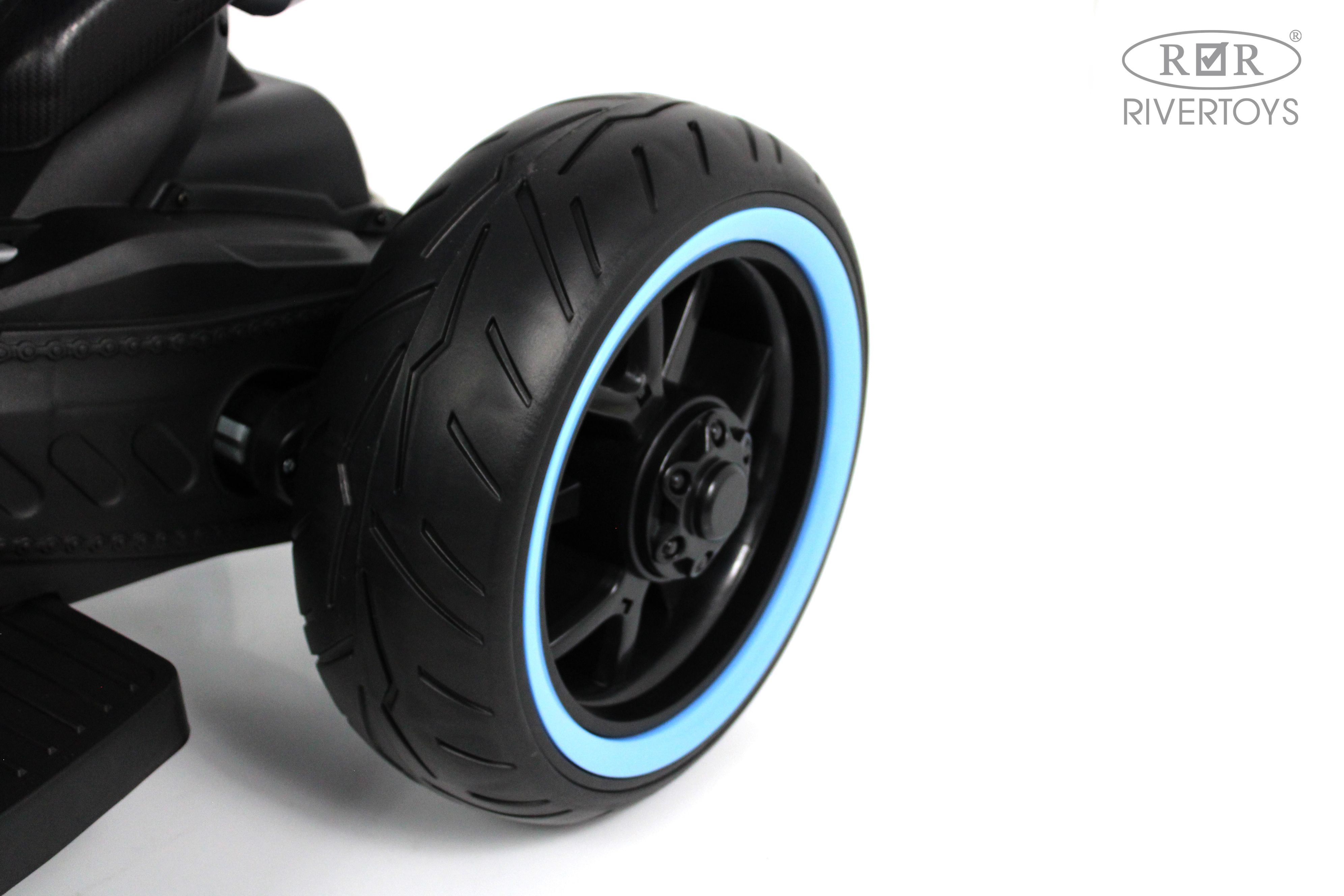 Электромобиль RIVERTOYS C005MC-BLUE - фото 8