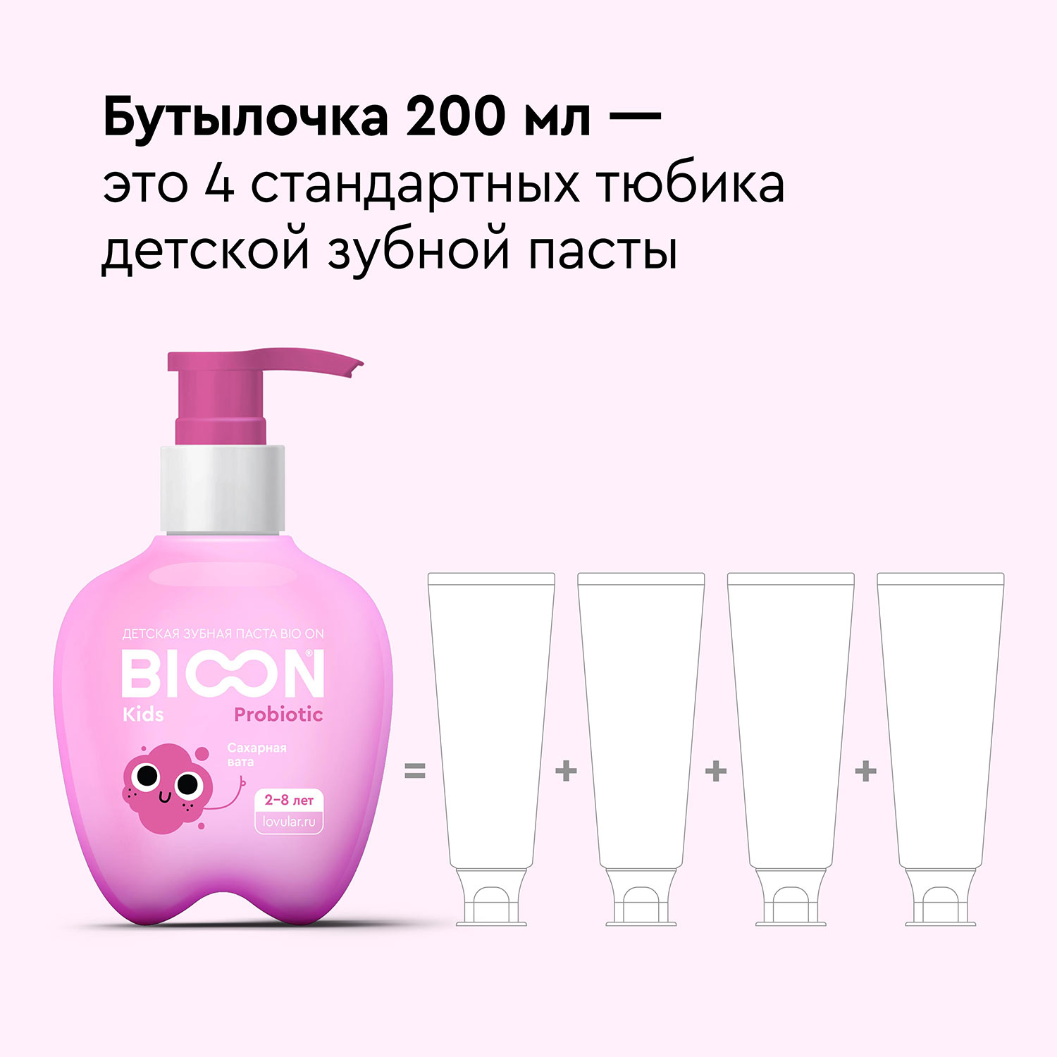 Зубная паста BIO ON с фтором Десерт 200 г - фото 3