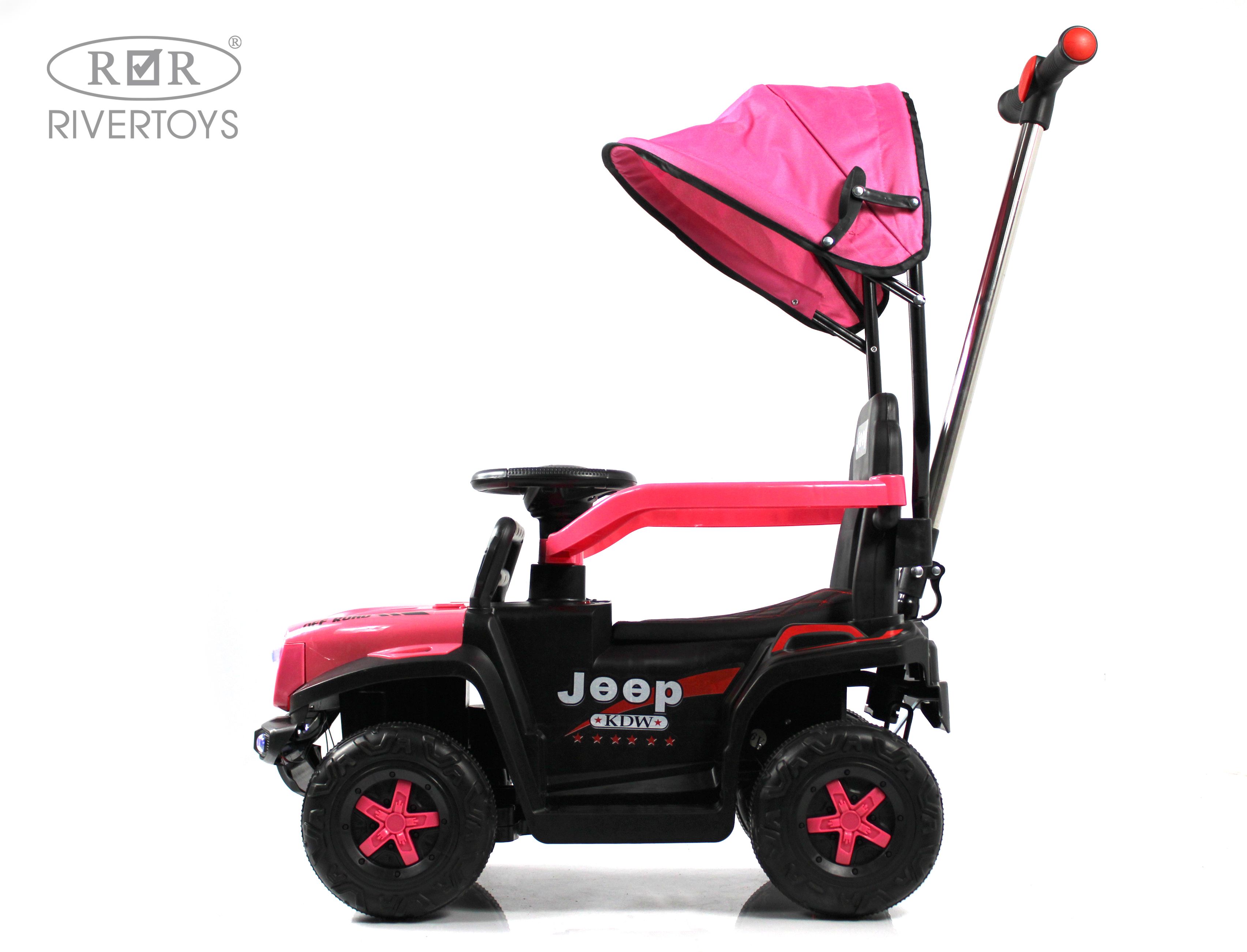 Электромобиль RIVERTOYS G003GG-PINK С пультом ДУ - фото 13