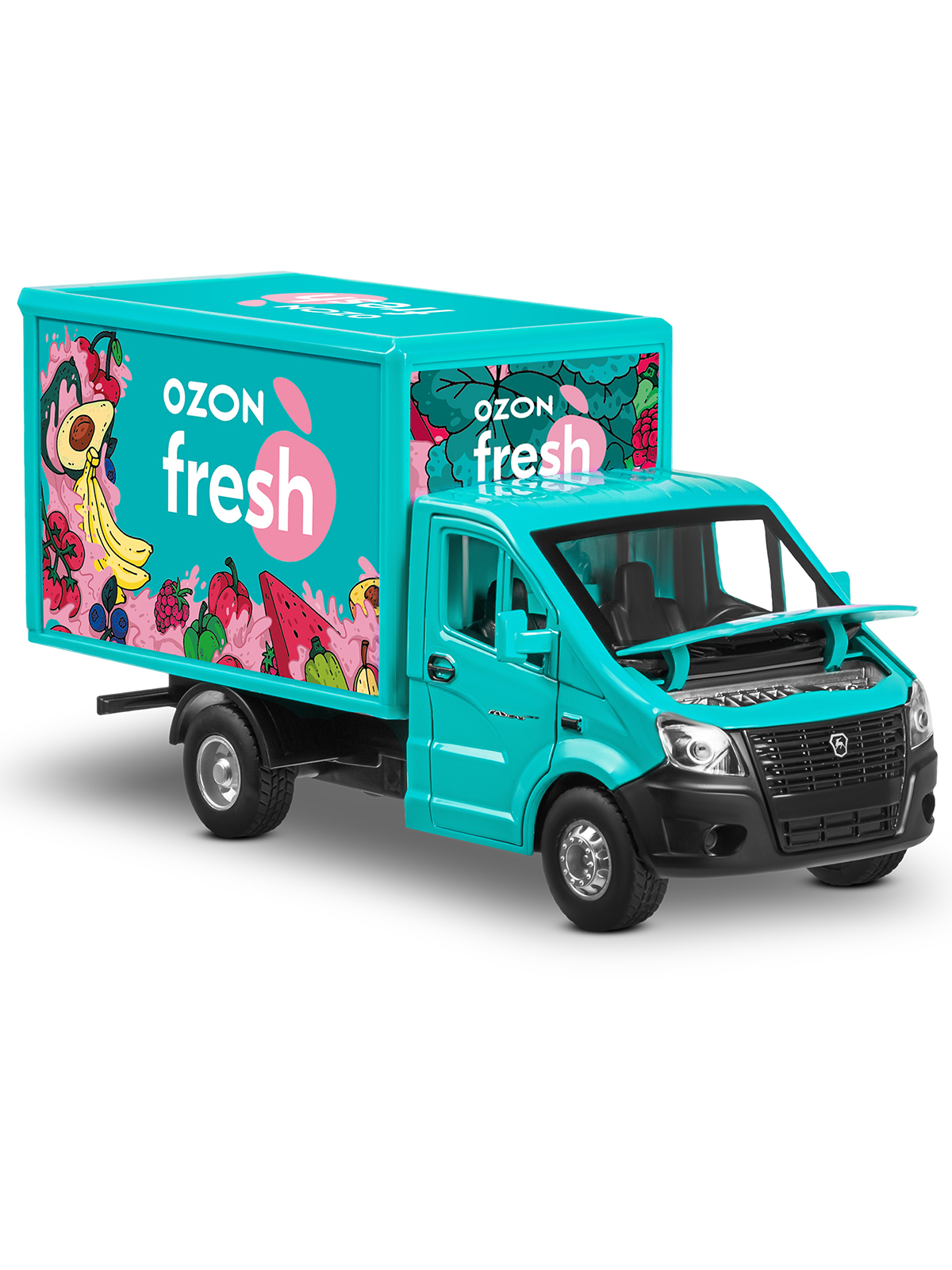 Грузовик Ozon ГАЗель Next Ozon Fresh 1:28 JB0405417 - фото 28