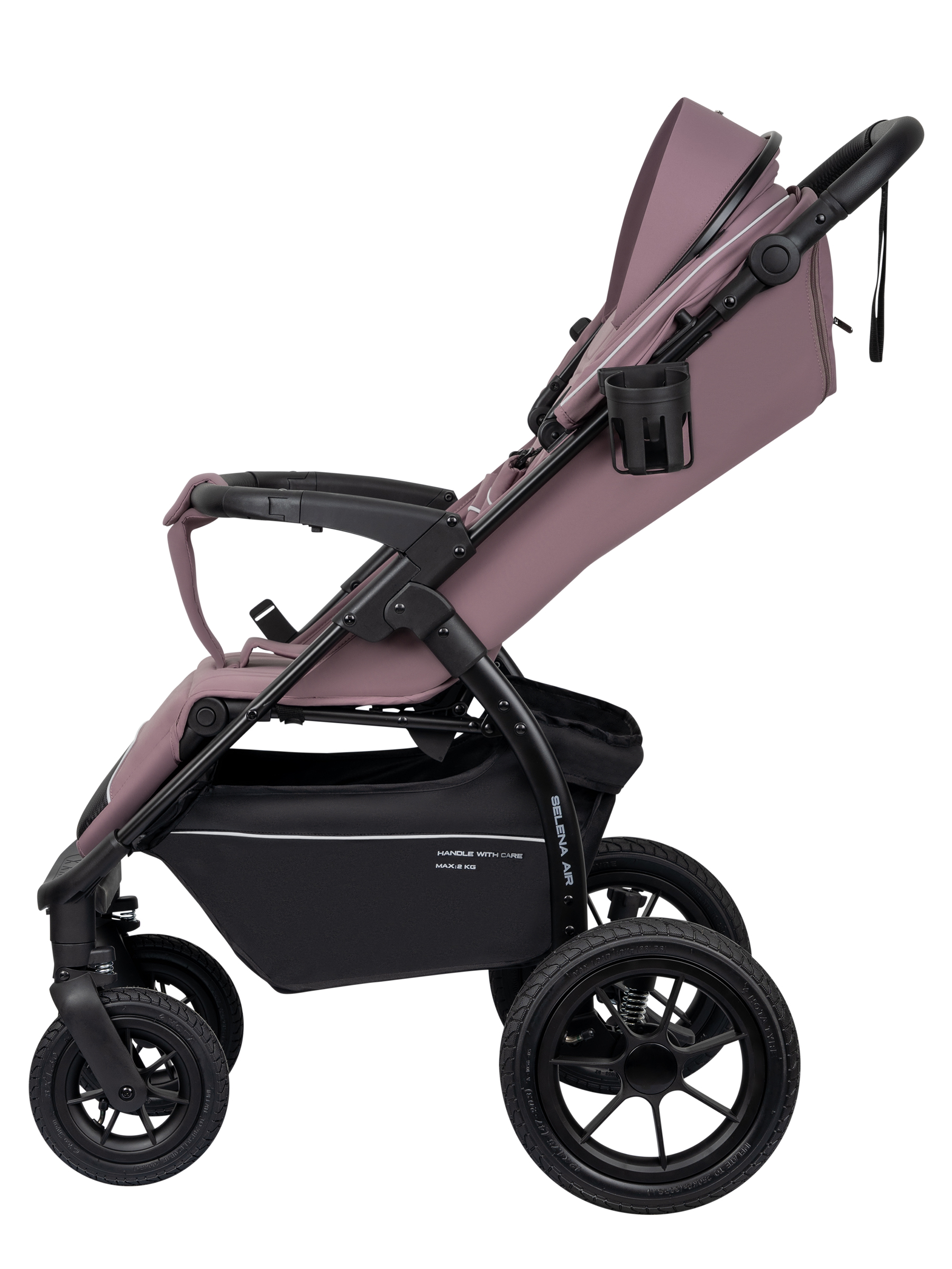 Коляска прогулочная JOVOLA Selena Air Plus розовый - фото 16