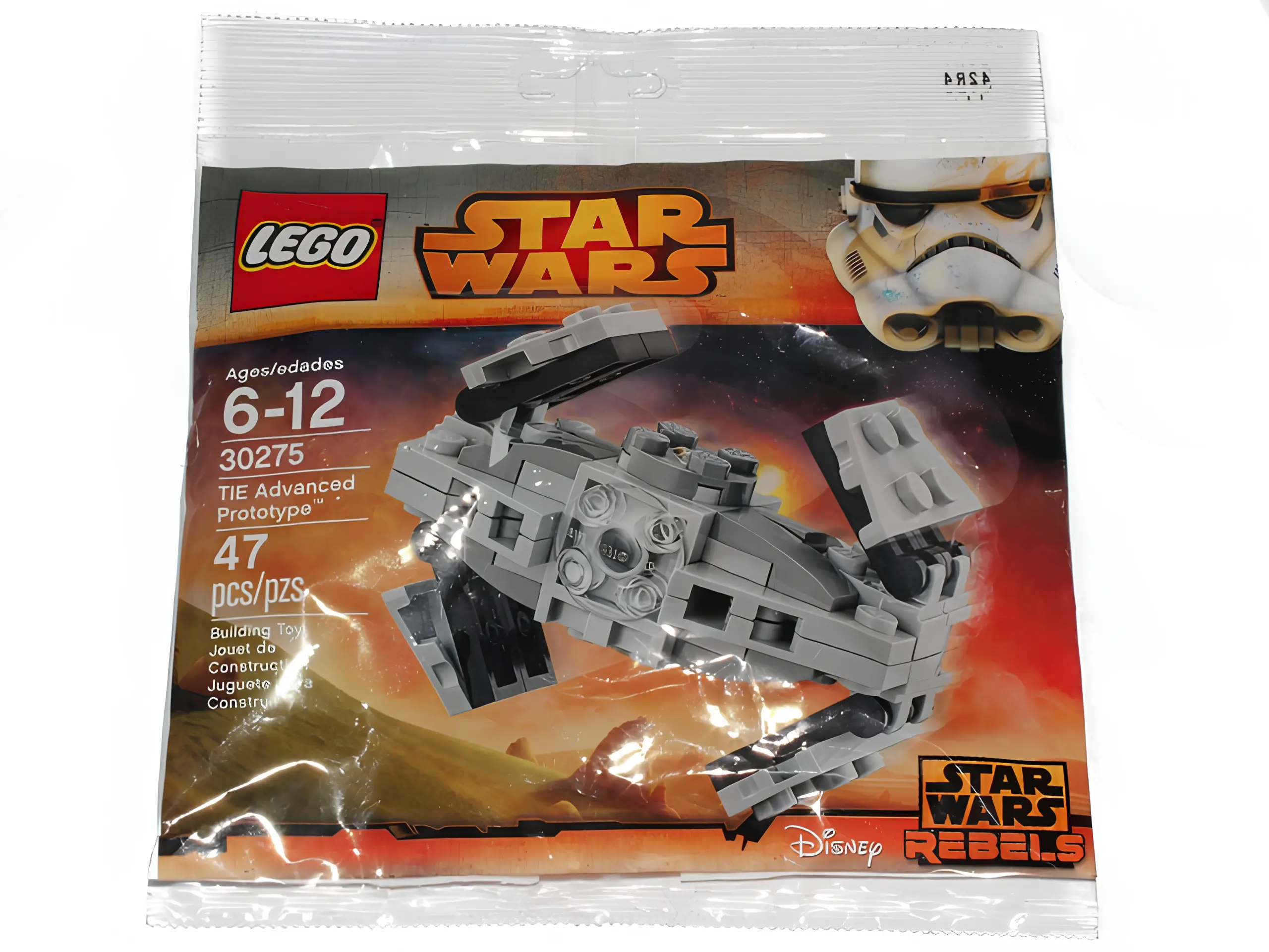 Изображение товара Конструктор LEGO Star Wars 30275 Улучшенный прототип TIE истребителя Изображение товара Конструктор LEGO Star Wars 30275 Улучшенный прототип TIE истребителя