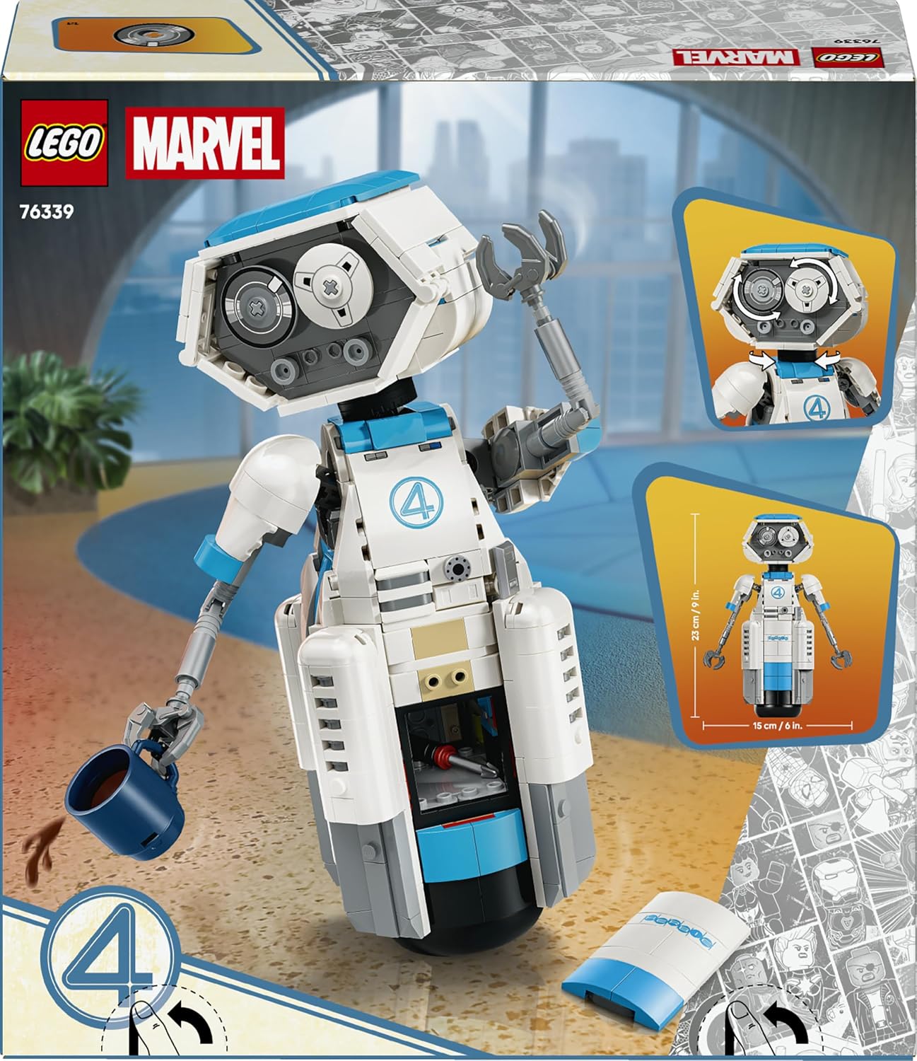 Конструктор LEGO Marvel Super Heroes .Э.Р.Б.И. 747 дет. - фото 6