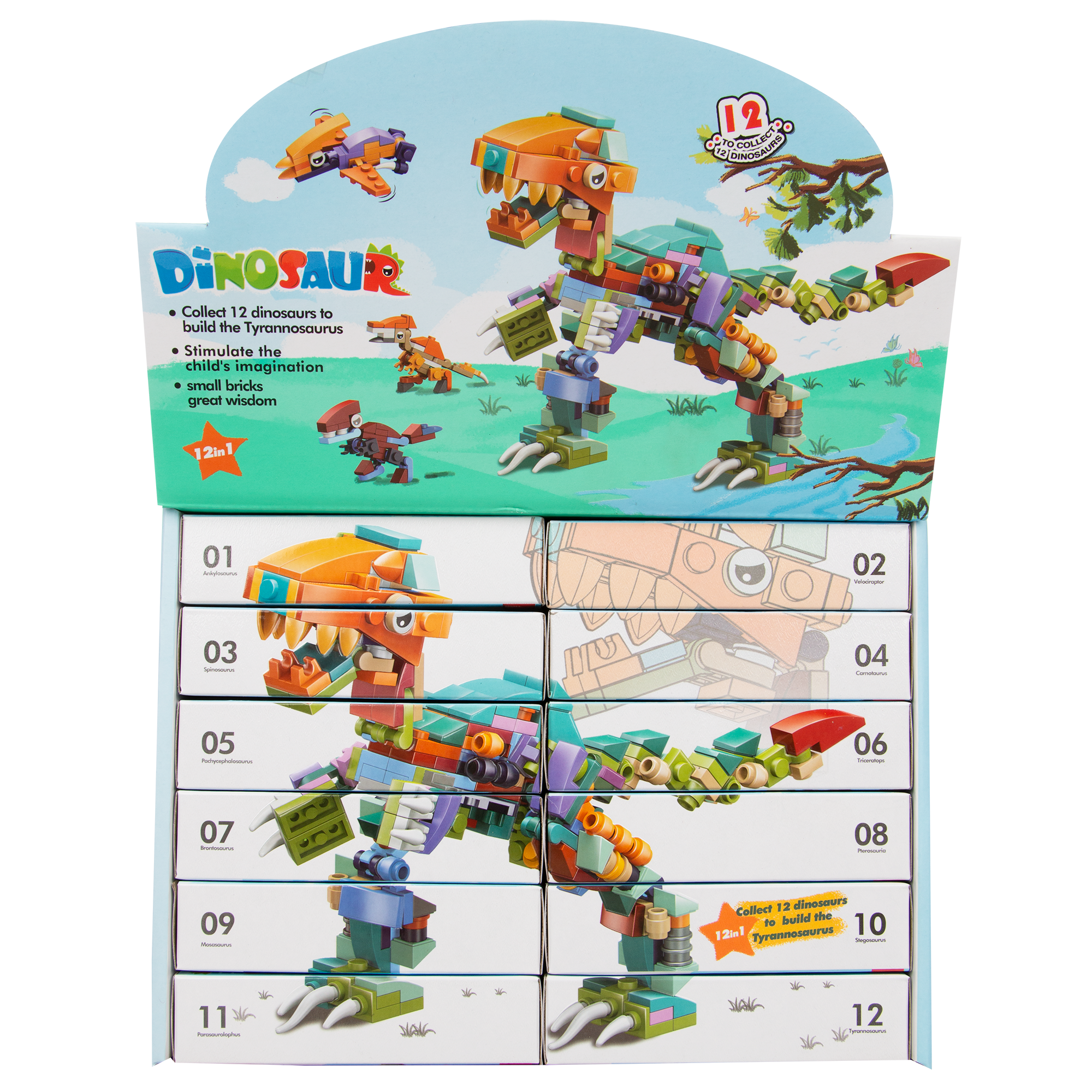 Конструктор KiddiePlay Фигурка динозавра - фото 1