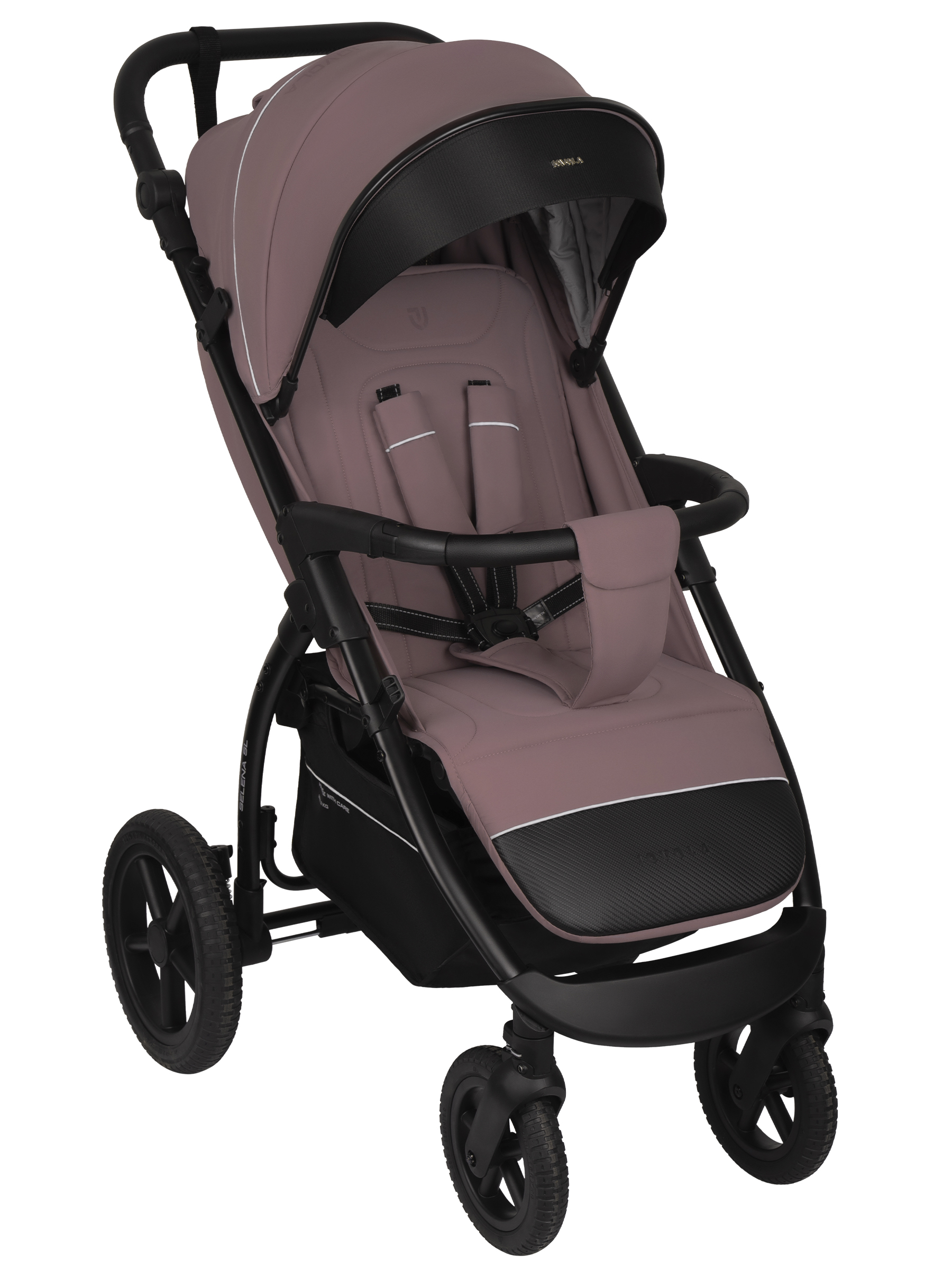 Коляска прогулочная JOVOLA Selena SL, розовый - фото 16