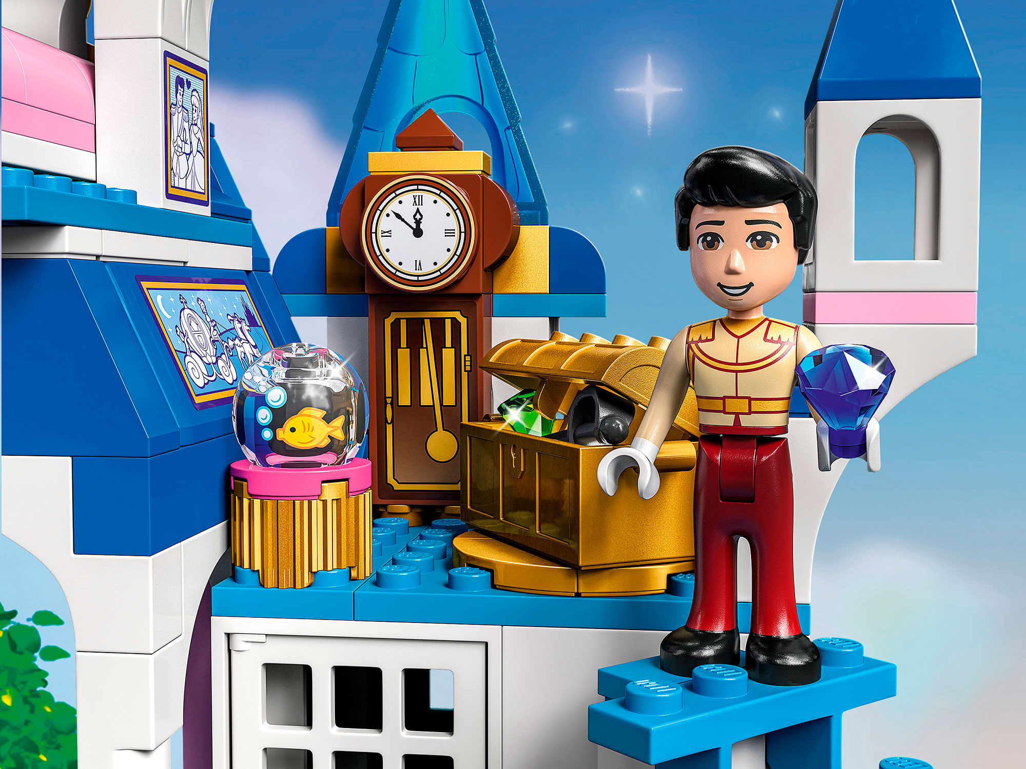 Конструктор LEGO Disney Princess Замок Золушки и Принца блочный - фото 8