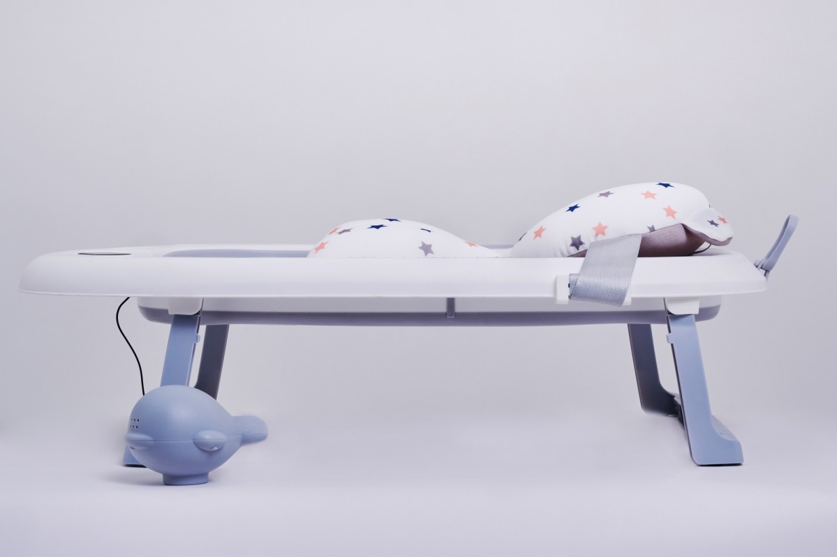 Ванночка agex с матрасиком серый - фото 12