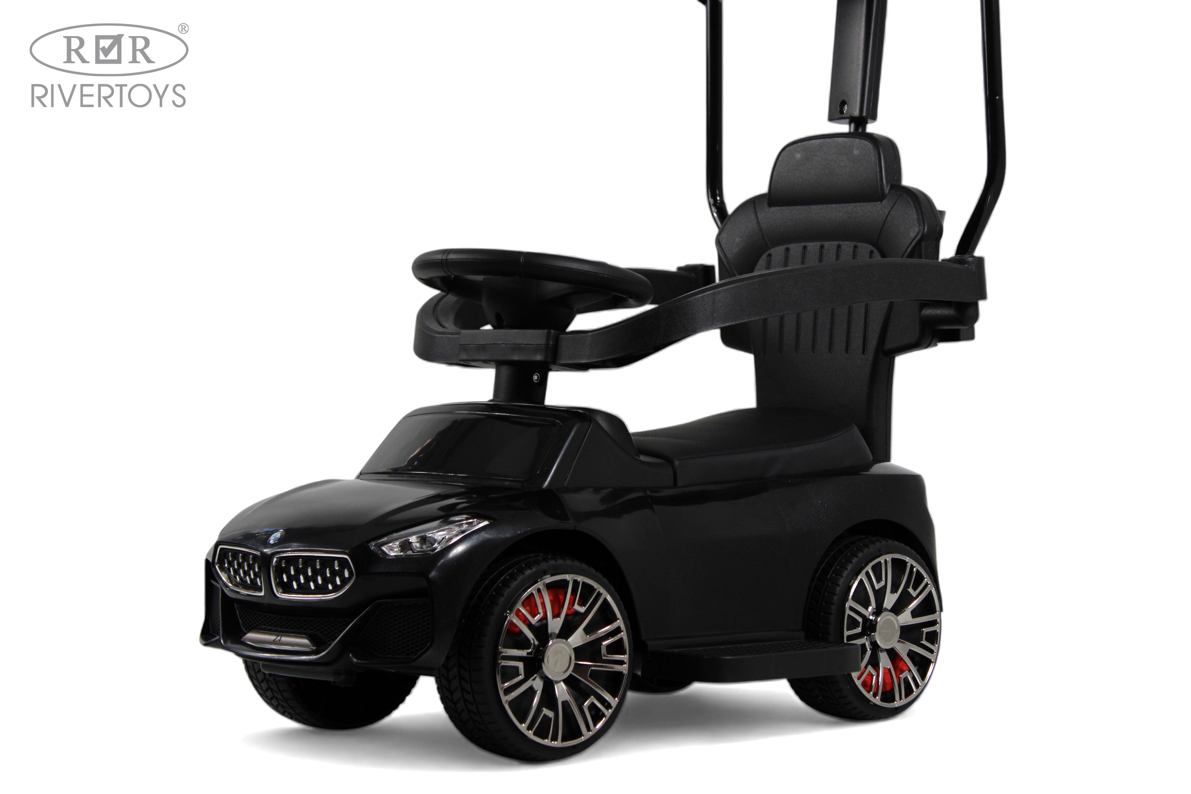 Каталка RIVERTOYS Z005ZZ-BP-BLACK черный - фото 8