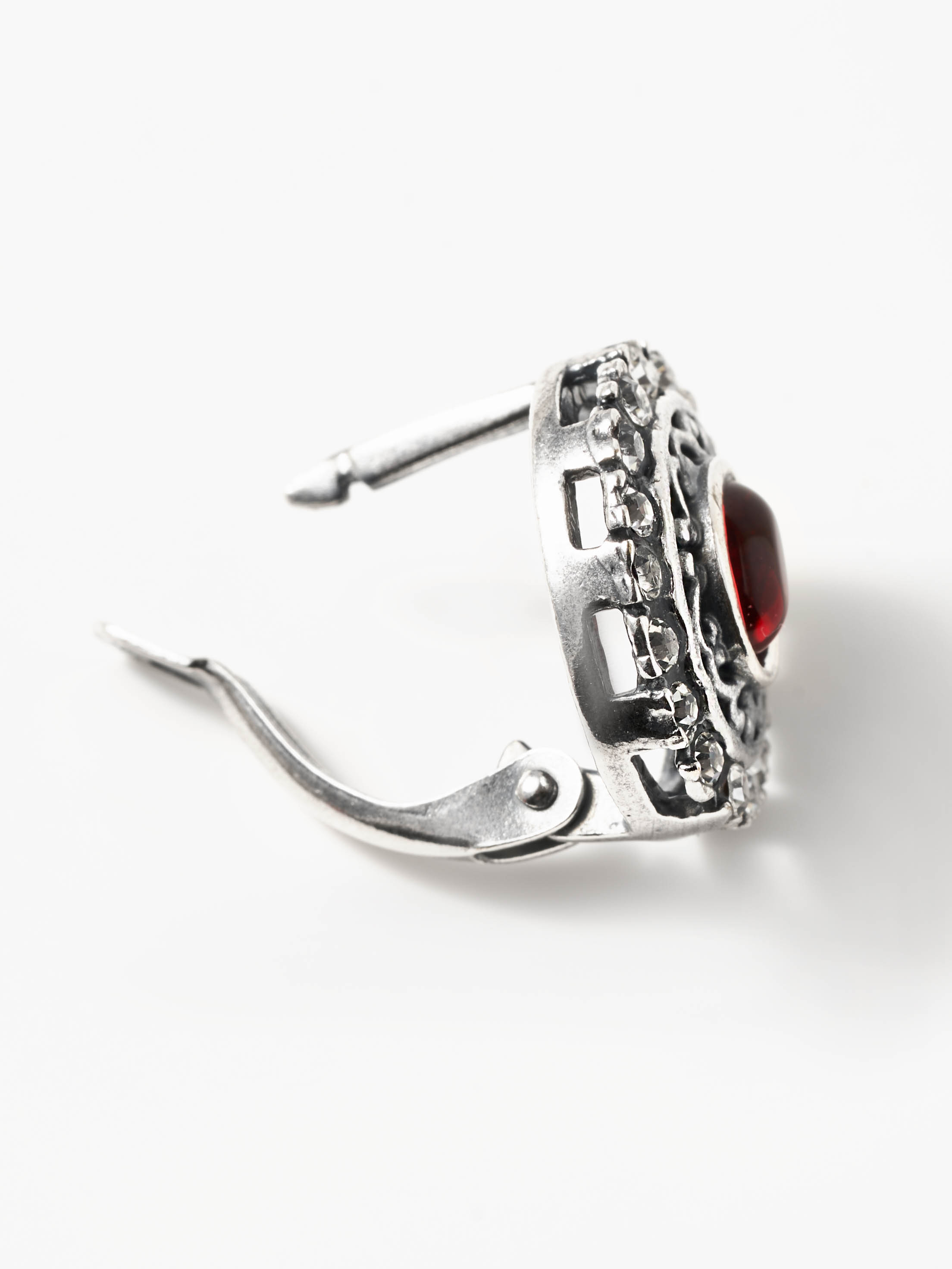 Серьги Shine and Beauty 80158-304-с-рубин - фото 5