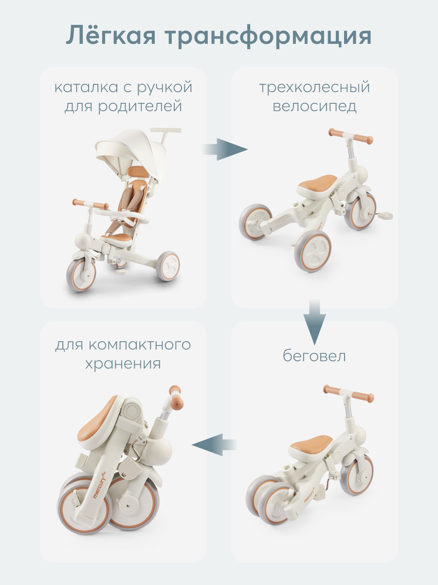 Велосипед-беговел Happy Baby 8 дюймов - фото 7