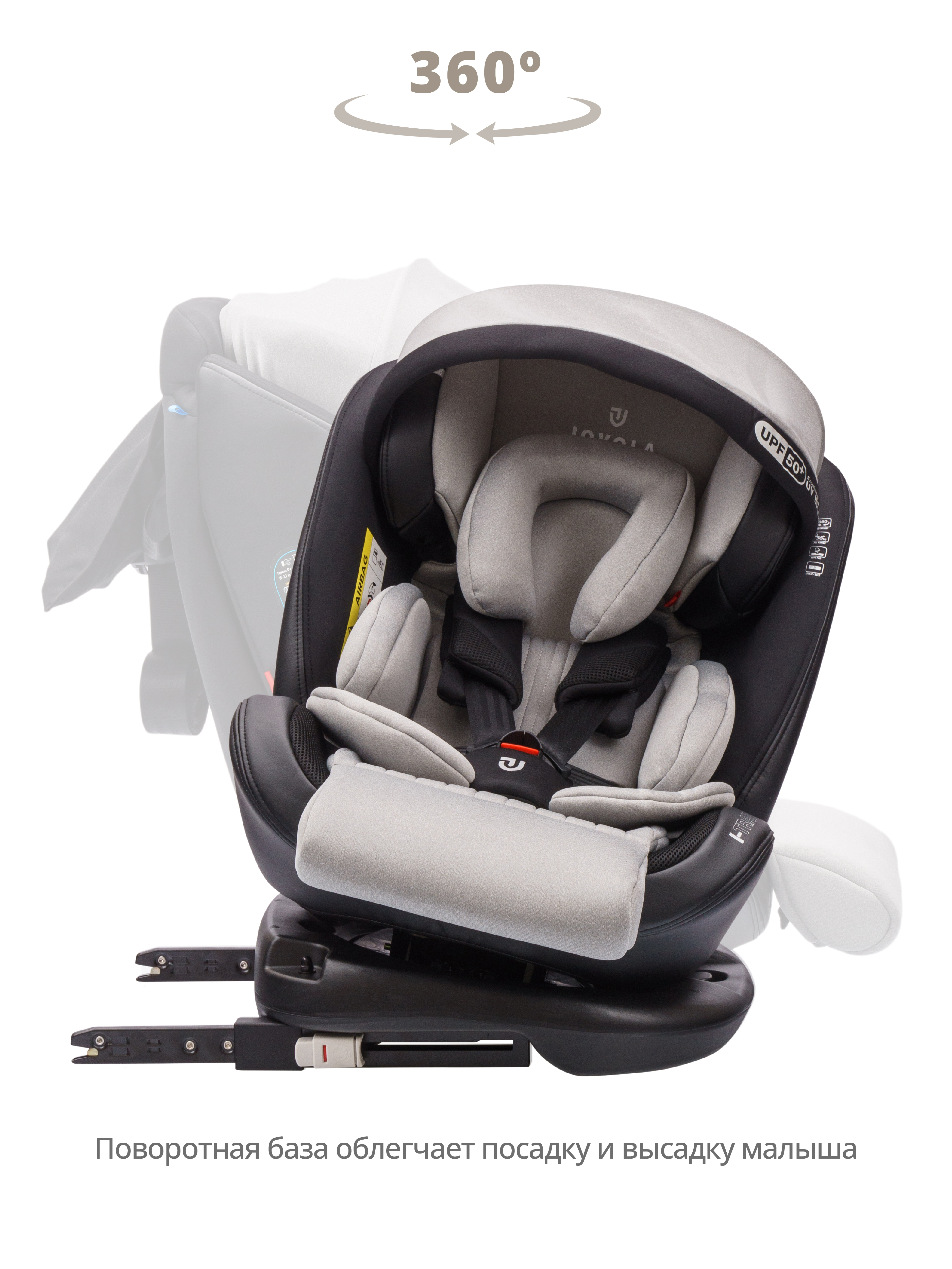 Автокресло JOVOLA I-TRAVEL Isofix 0+/1/2/3 (0-36 кг) - фото 2