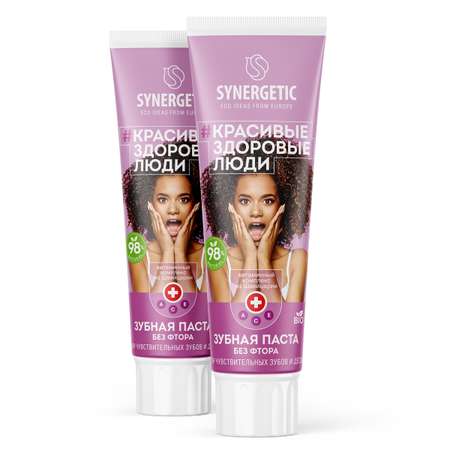 Зубная паста Synergetic без фтора мята