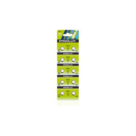 Батарейки 10 шт Ergolux AG13-BP10