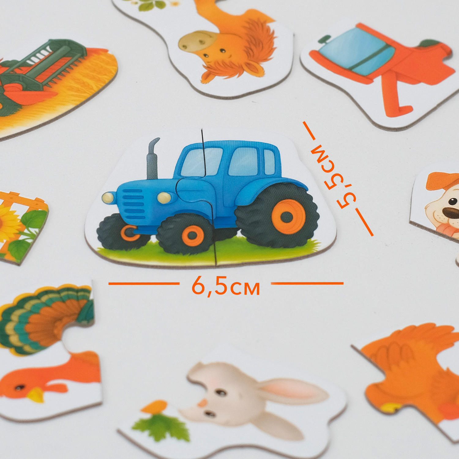 Пазл Бигр Веселая ферма, УД159 классический - фото 9