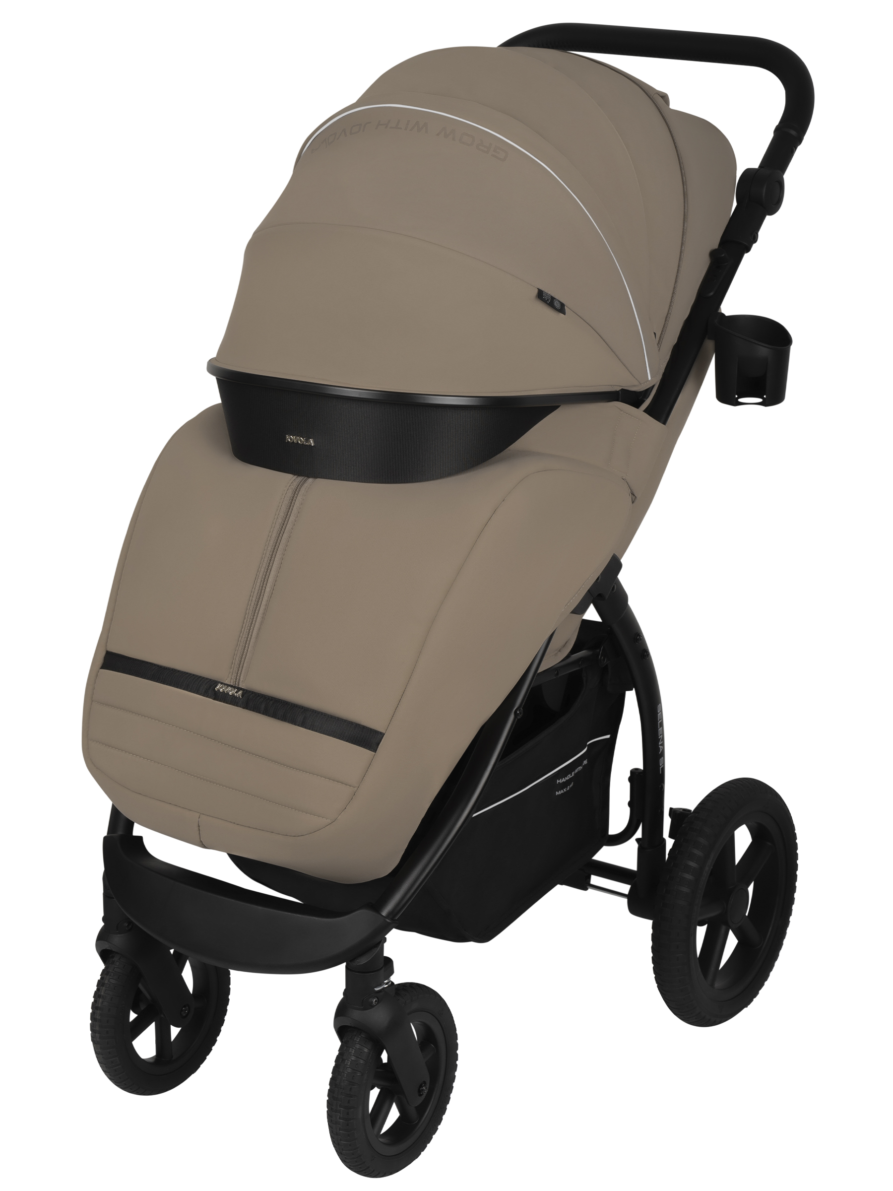 Коляска прогулочная JOVOLA Selena SL, бежевый - фото 3
