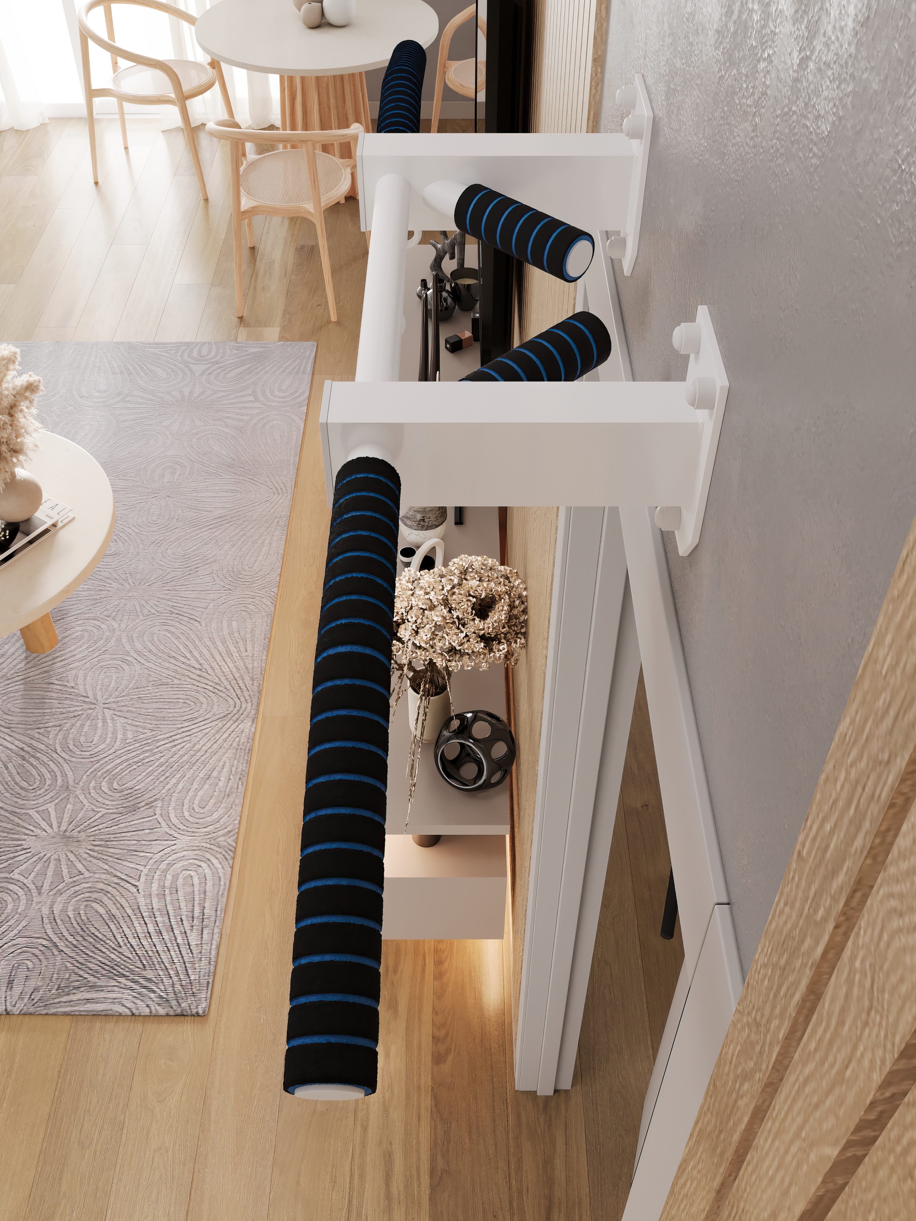 Турник наддверный "Буйвол" COMFORT - неопреновое покрытие - фото 11