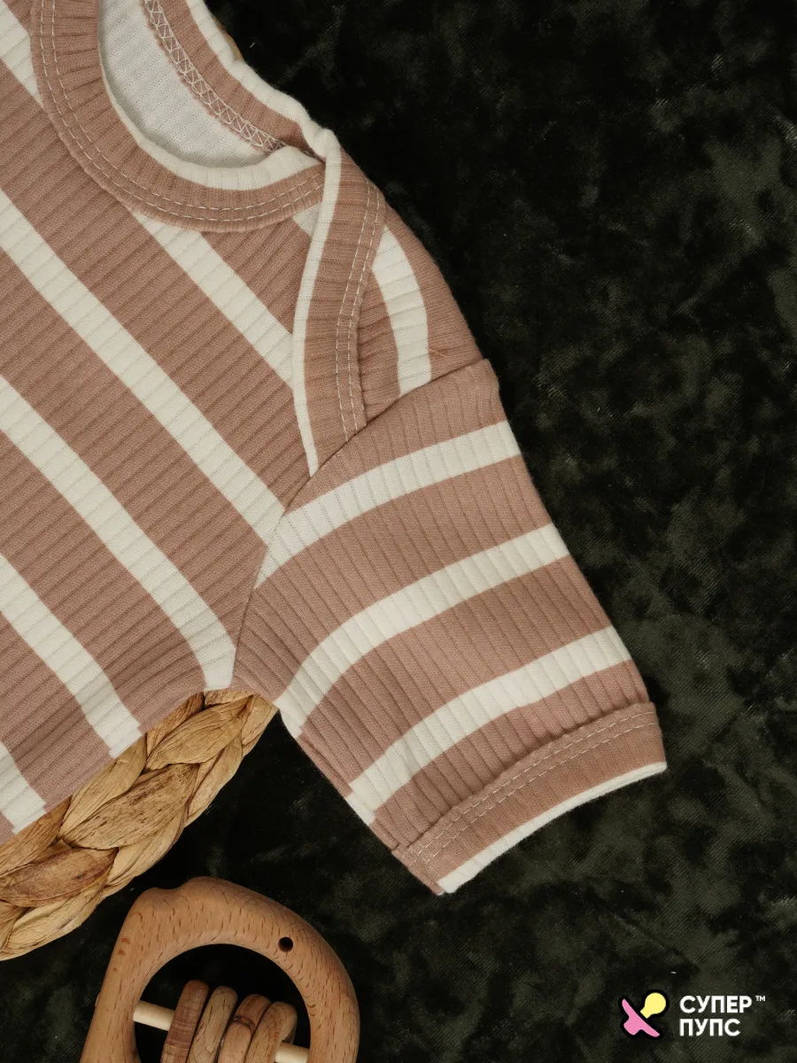 Футболки 3 шт Супер Пупс нбр/3пр/футб/полоска/сон - фото 7