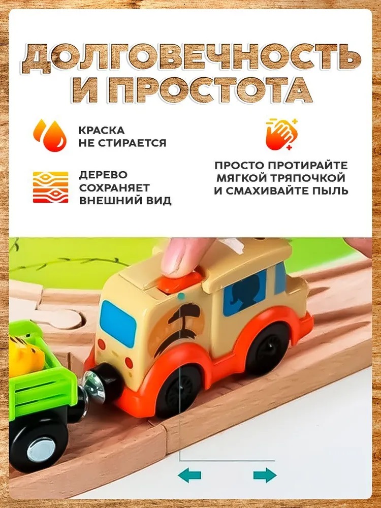Набор железнодорожный А.Паровозиков АП-007/ПЛ-2067-107 - фото 5