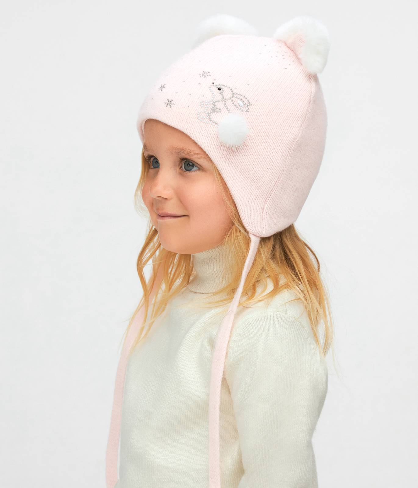 Шапка Totti Kids 11556_Светло-розовый - фото 2