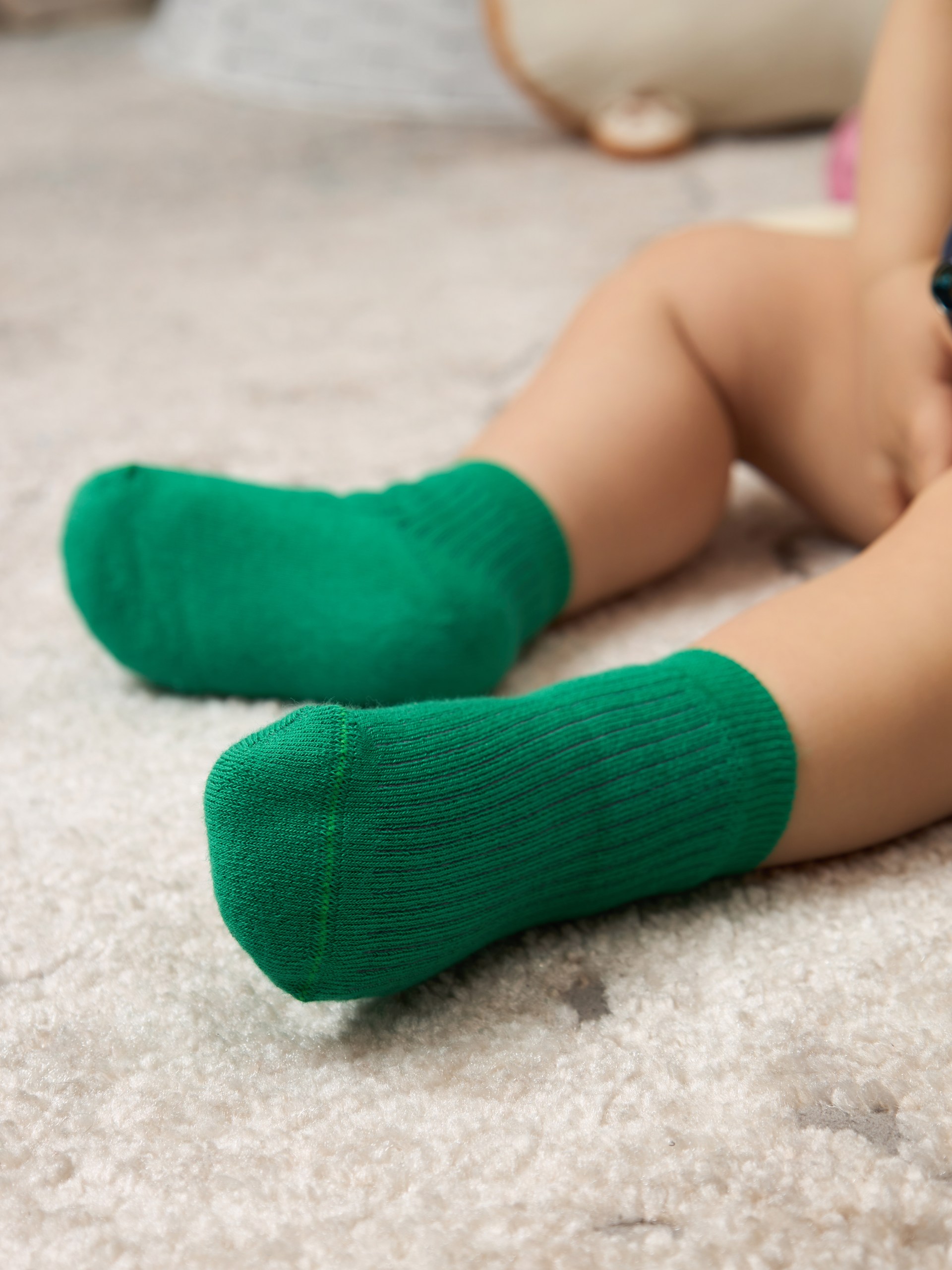 Носки 3 пары ALEX YVN BT-1650-3-бирюз.бел.зел. - фото 11