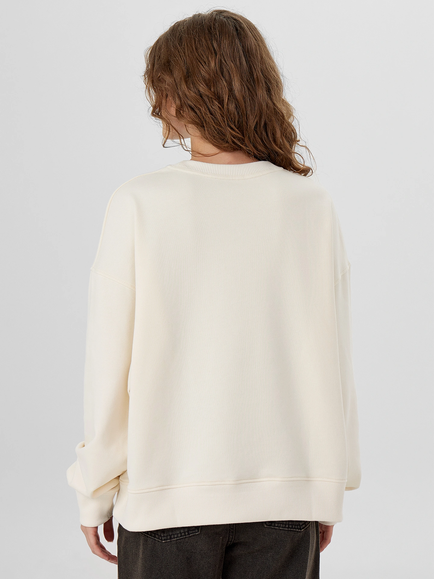 Свитшот Mark Formelle (Марк Формэль) 122813/1/молочный +печать2 - фото 2