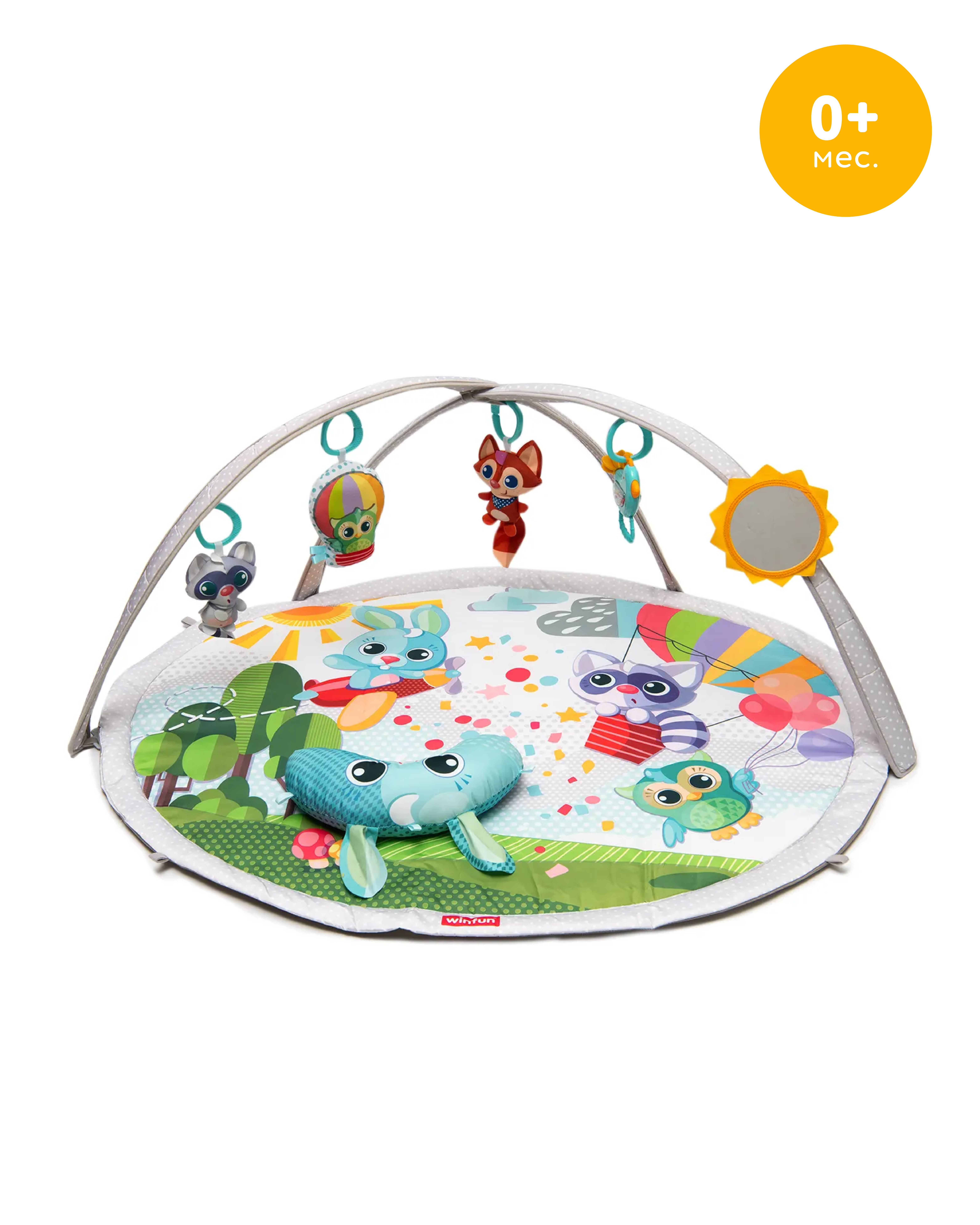 Изображение товара Развивающий коврик BabyGo с съемной дугой и яркими игрушками