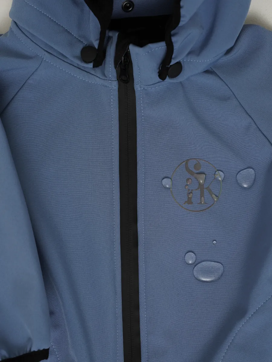 Комбинезон Супер Пупс Комб/сф/окант/серо-голубой - фото 22