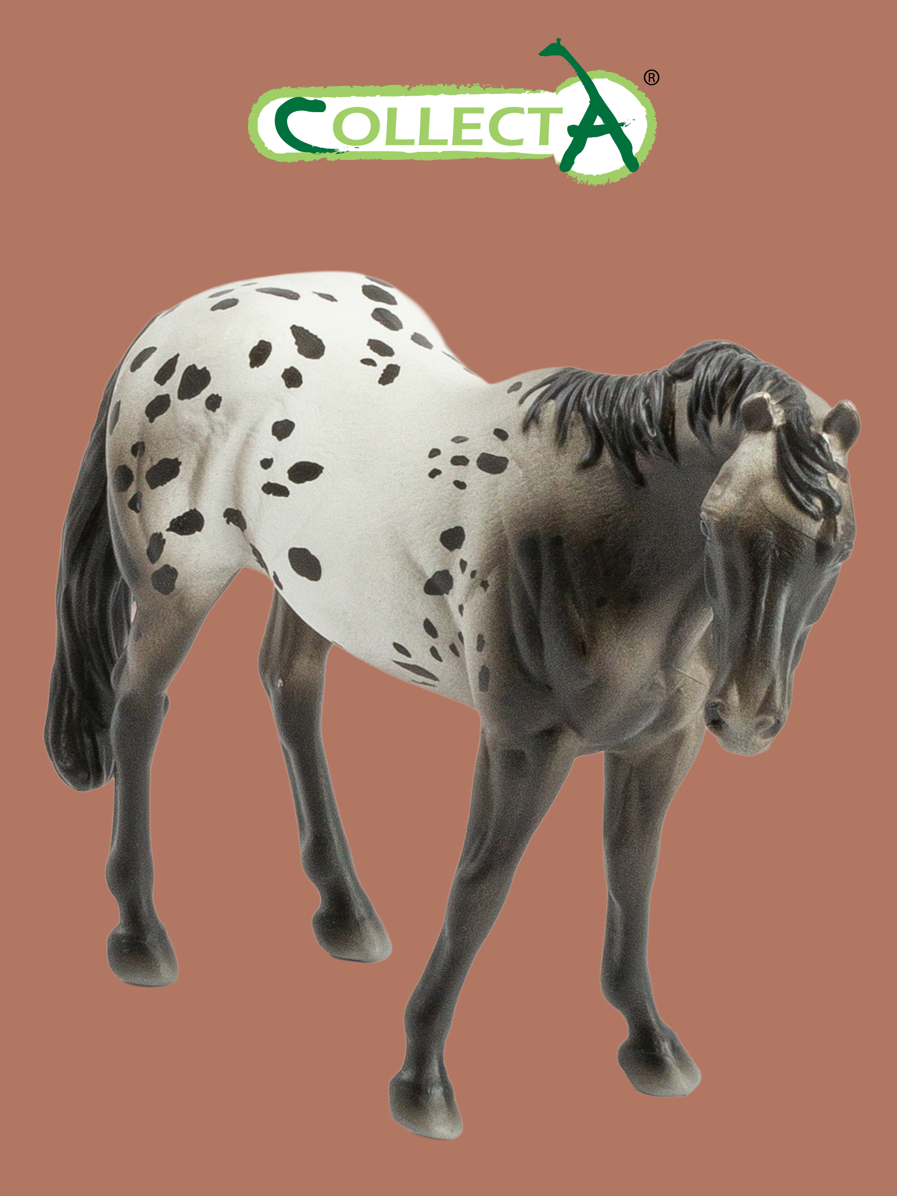 Фигурка Collecta Лошадь Аппалузский голубой - фото 1