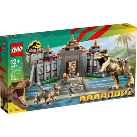 Конструктор LEGO Jurassic World Visitor Center T-Rex Raptor блочный