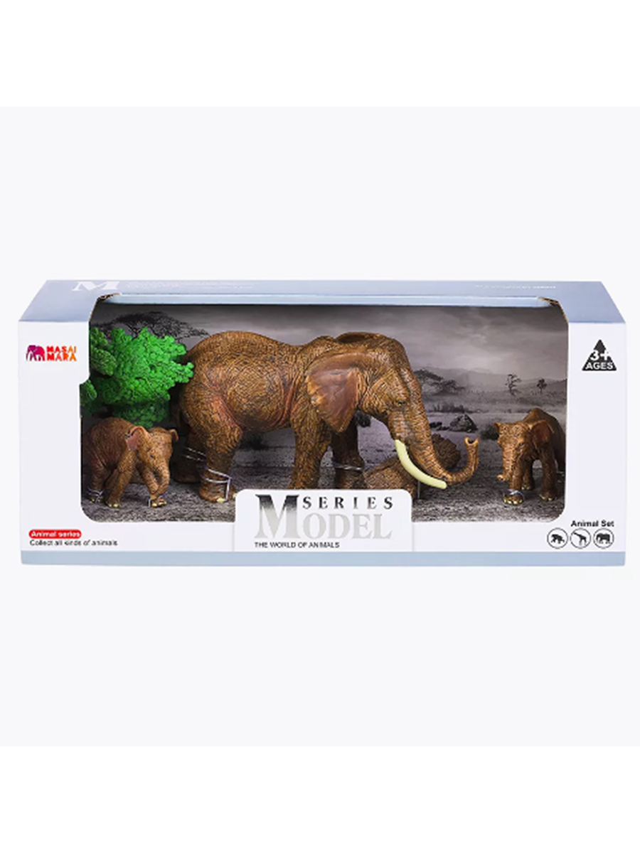 Игровой набор Masai Mara Семья слонов - фото 6