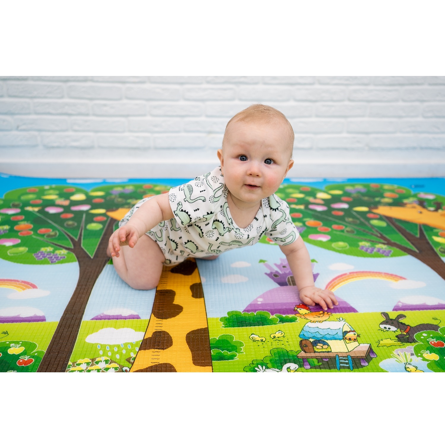 Детский складной babypol Деревенские истории 180 x 200 см - фото 5