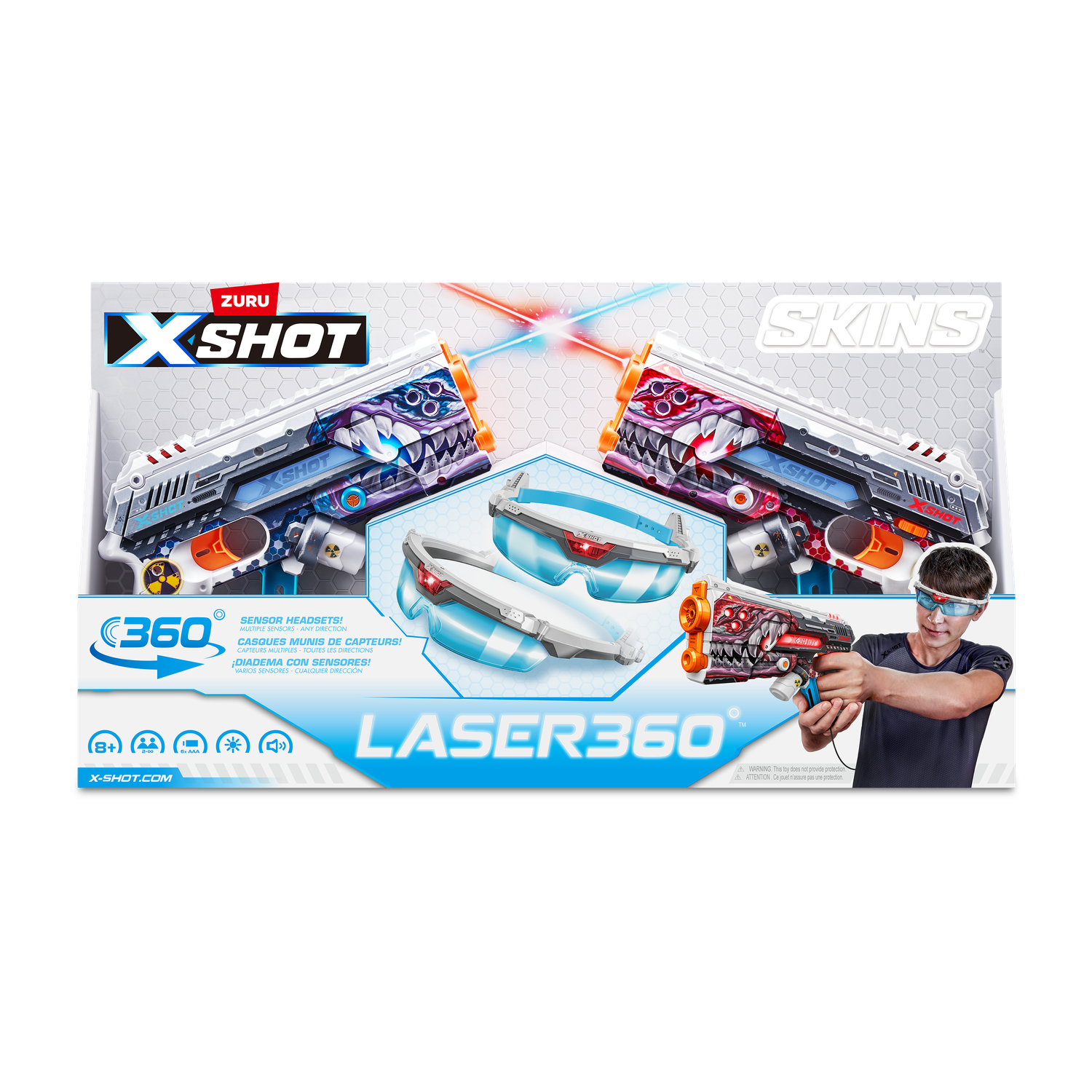 Бластер Zuru XSHOT  Skins Laser - фото 14