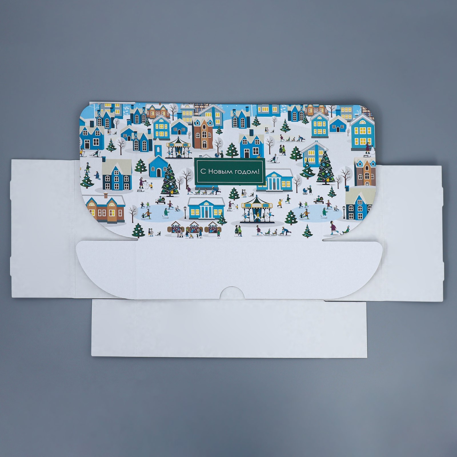 Коробка складная Дарите Счастье "Город", 30,7 х 22 х 9,5 см - фото 7