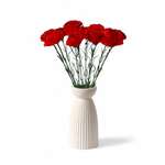 Цветы искусственные . Гвоздика 45см в ассортименте