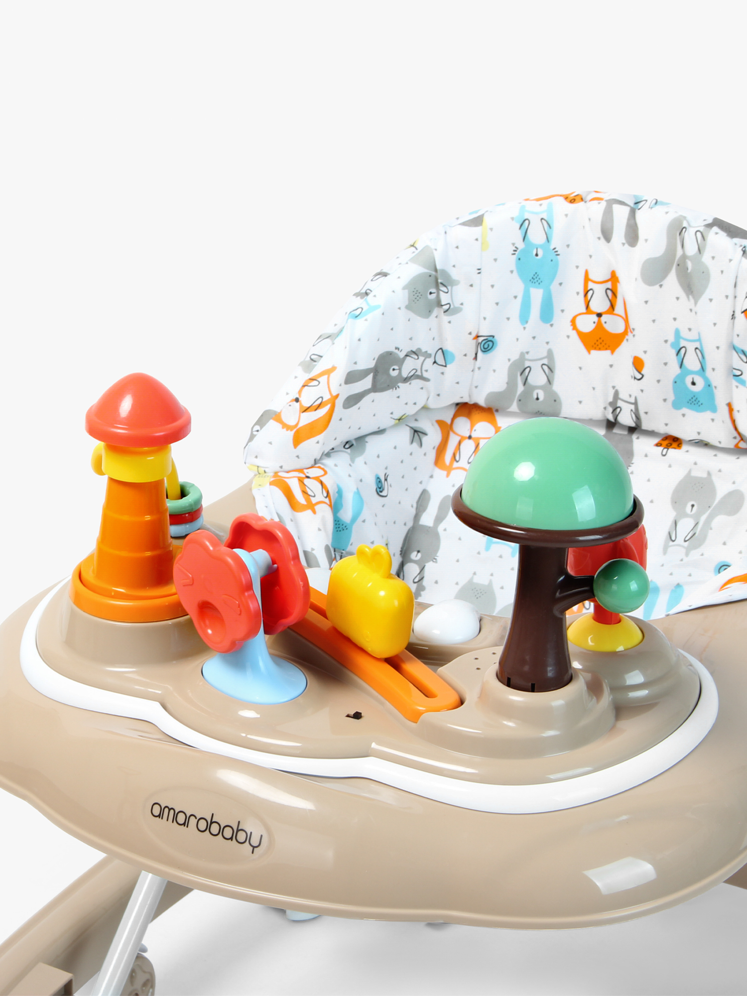 Ходунки Amarobaby Running Baby коричневый в ассортименте - фото 16