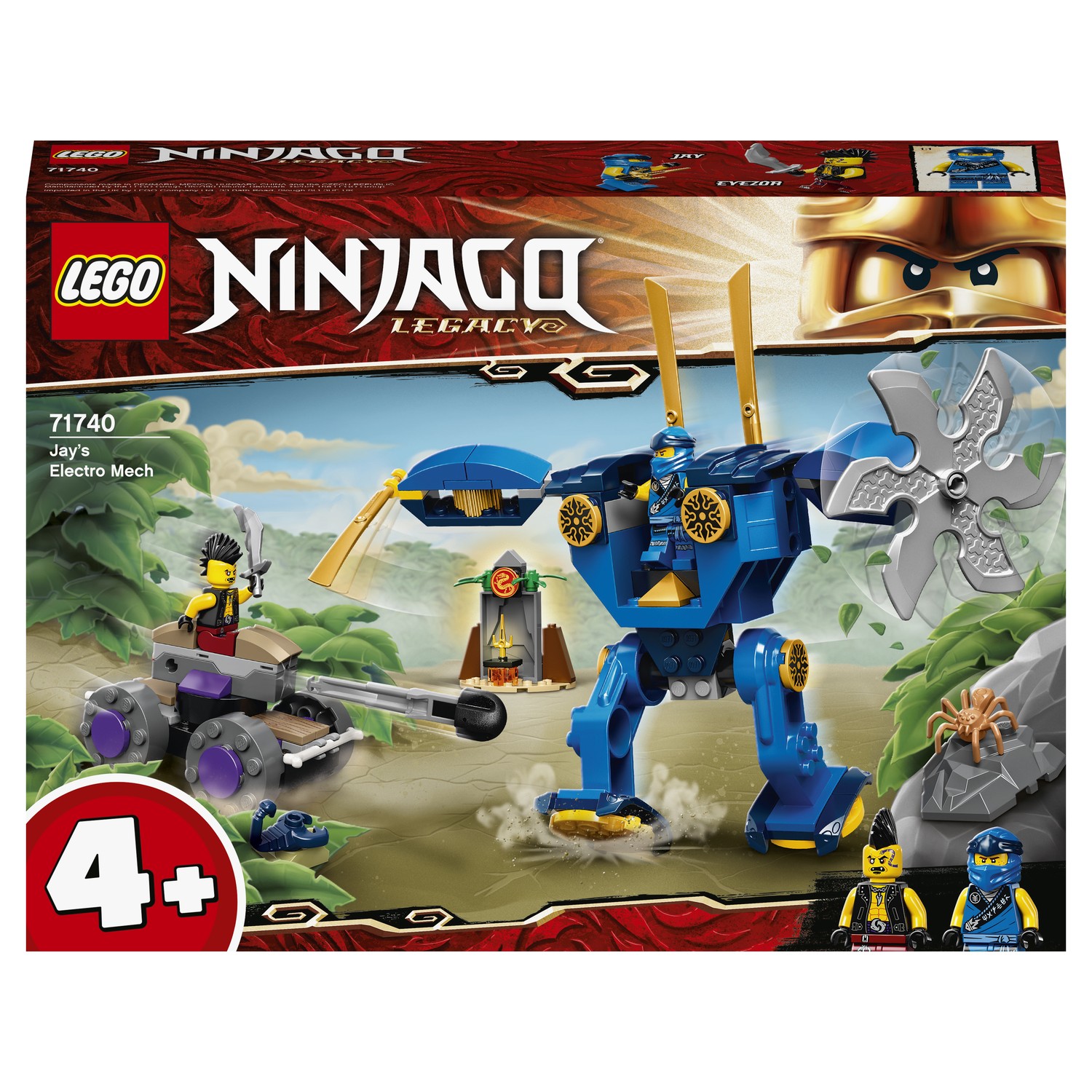 Конструктор LEGO NINJAGO Электрический робот Джея 106 дет. - фото 2