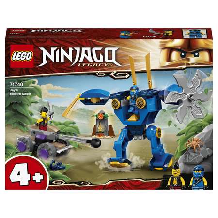 Конструктор LEGO NINJAGO Электрический робот Джея блочный