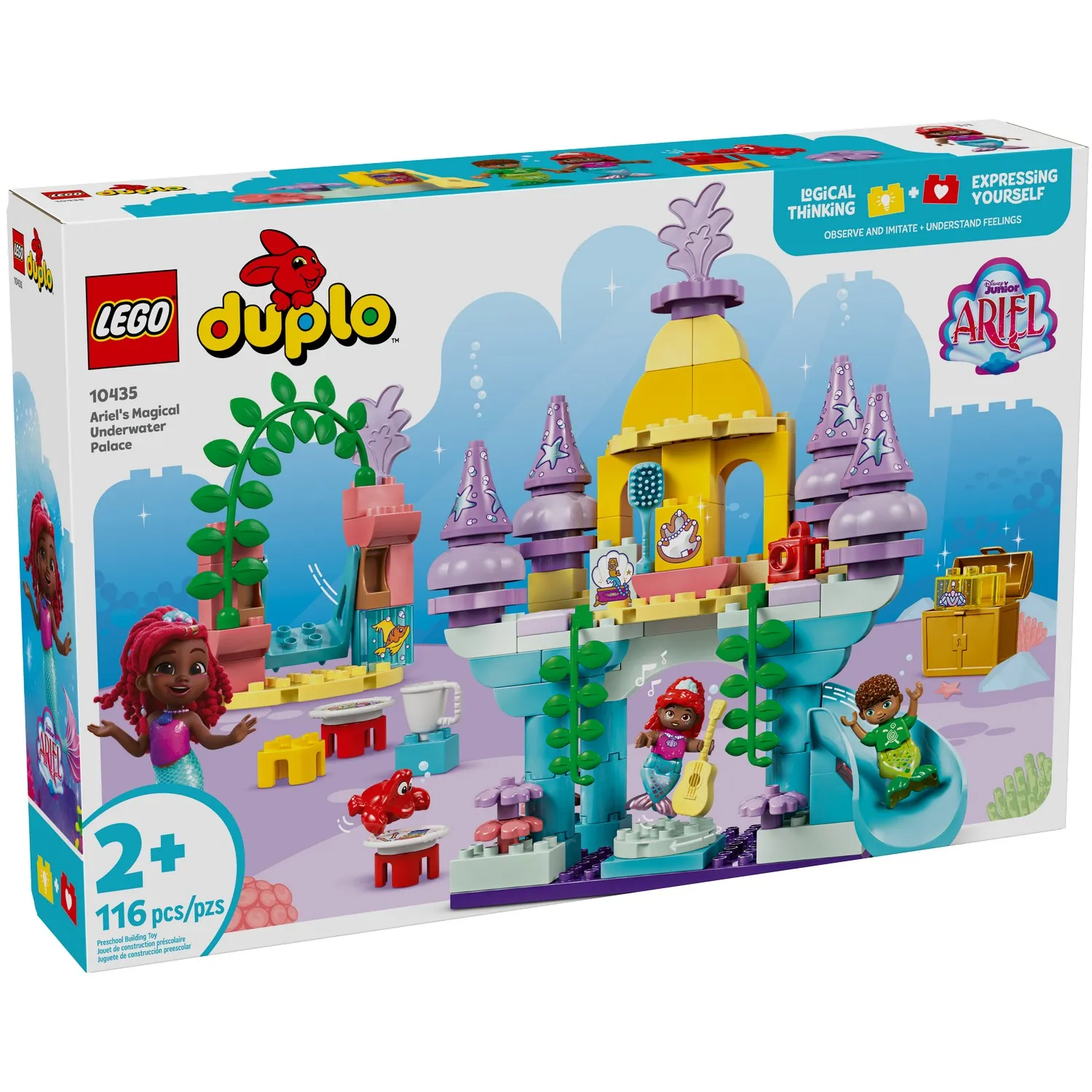 Изображение товара Детский конструктор LEGO DUPLO Disney 10435 Волшебный подводный дворец Ариэль
