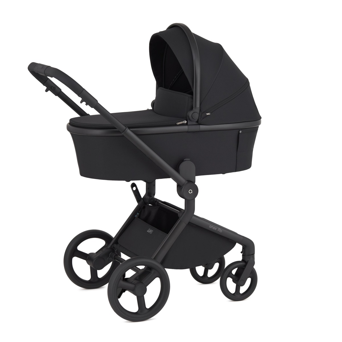 Коляска 2в1 Anex Flo черный - фото 4