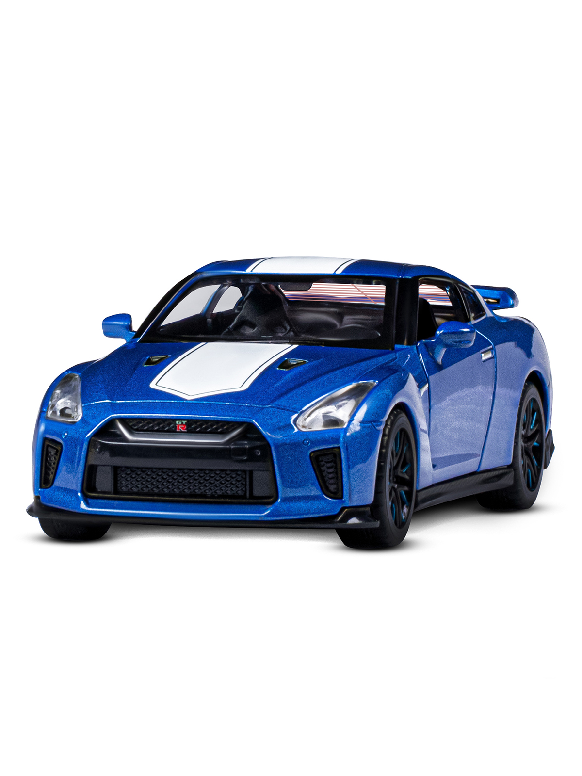 Автомобиль АВТОпанорама Nissan GT R R35 1:32 JB1251547 - фото 11