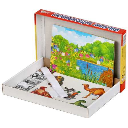 Настольная игра Умные игры Липучки Зоопарк