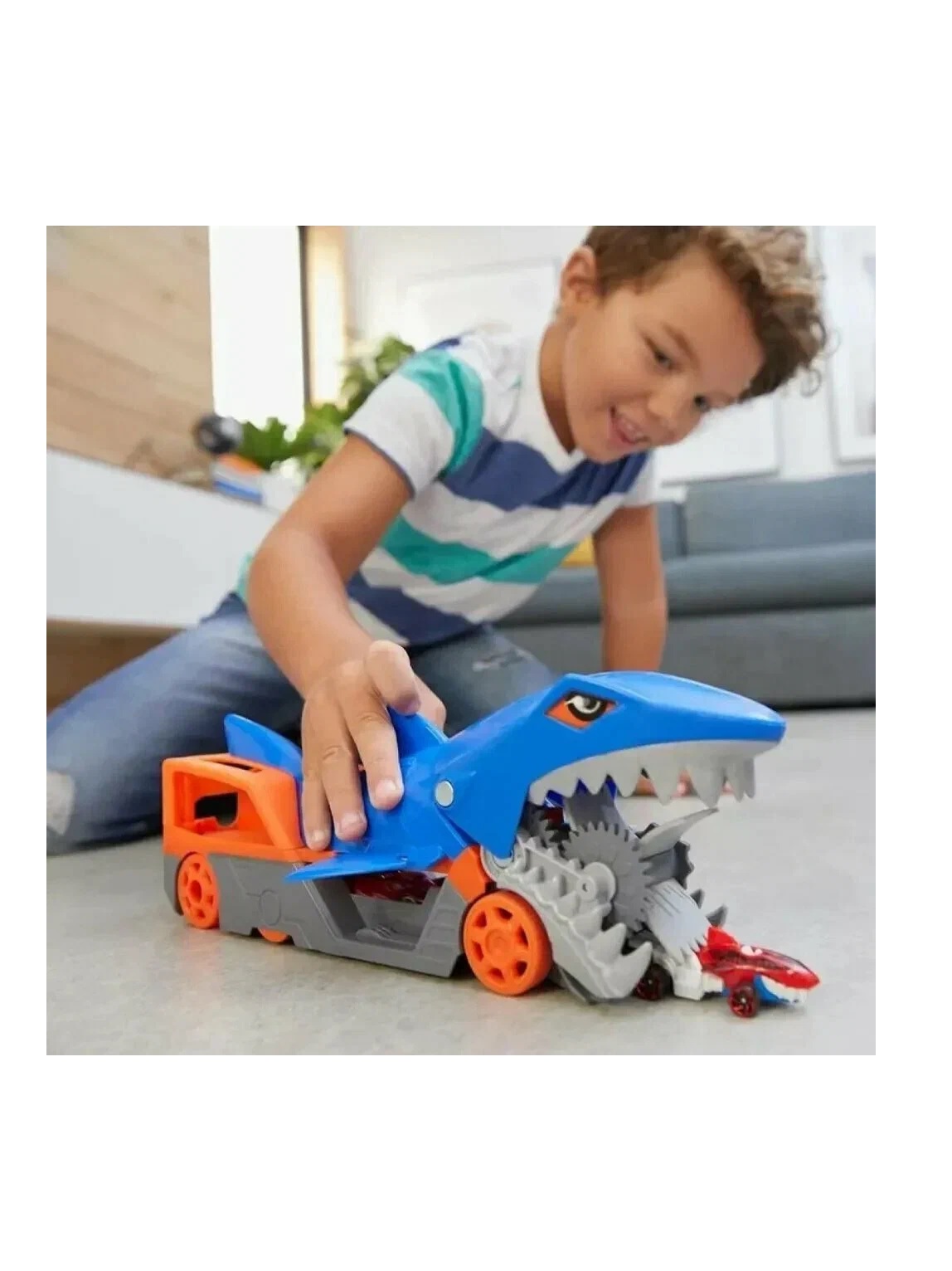 Игровой набор Hot Wheels Голодная акула с машинкой 1:64 GVG36 - фото 13